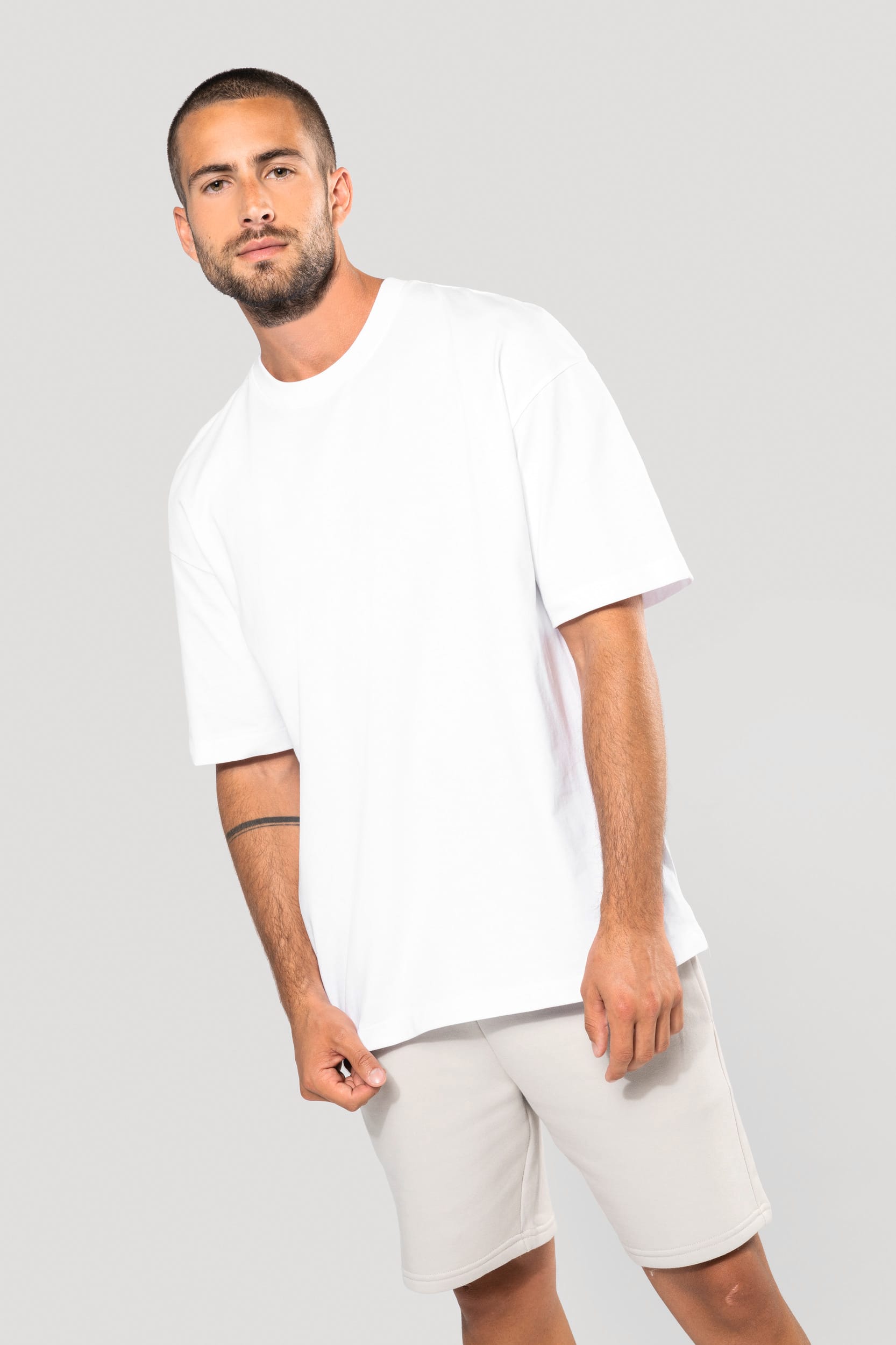 Oversized T-shirt korte mouwen uniseks