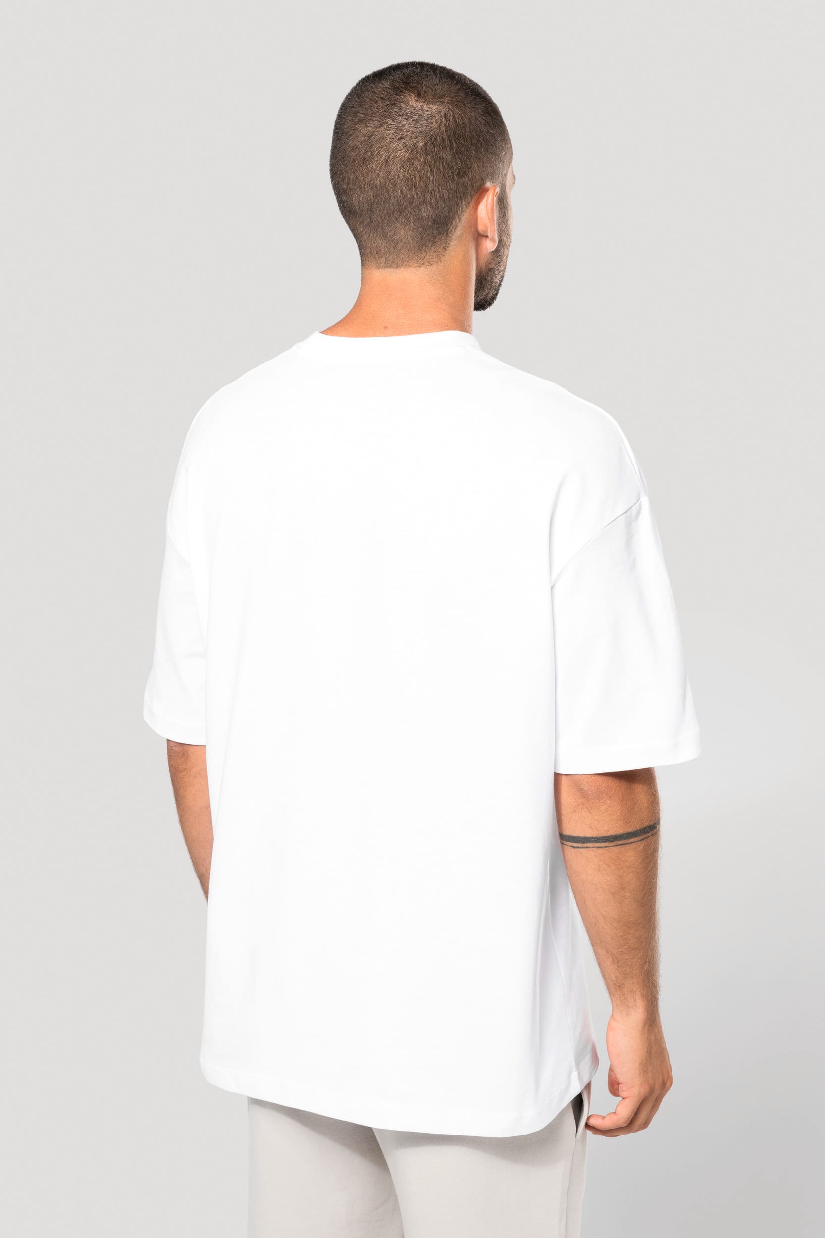 Oversized T-shirt korte mouwen uniseks