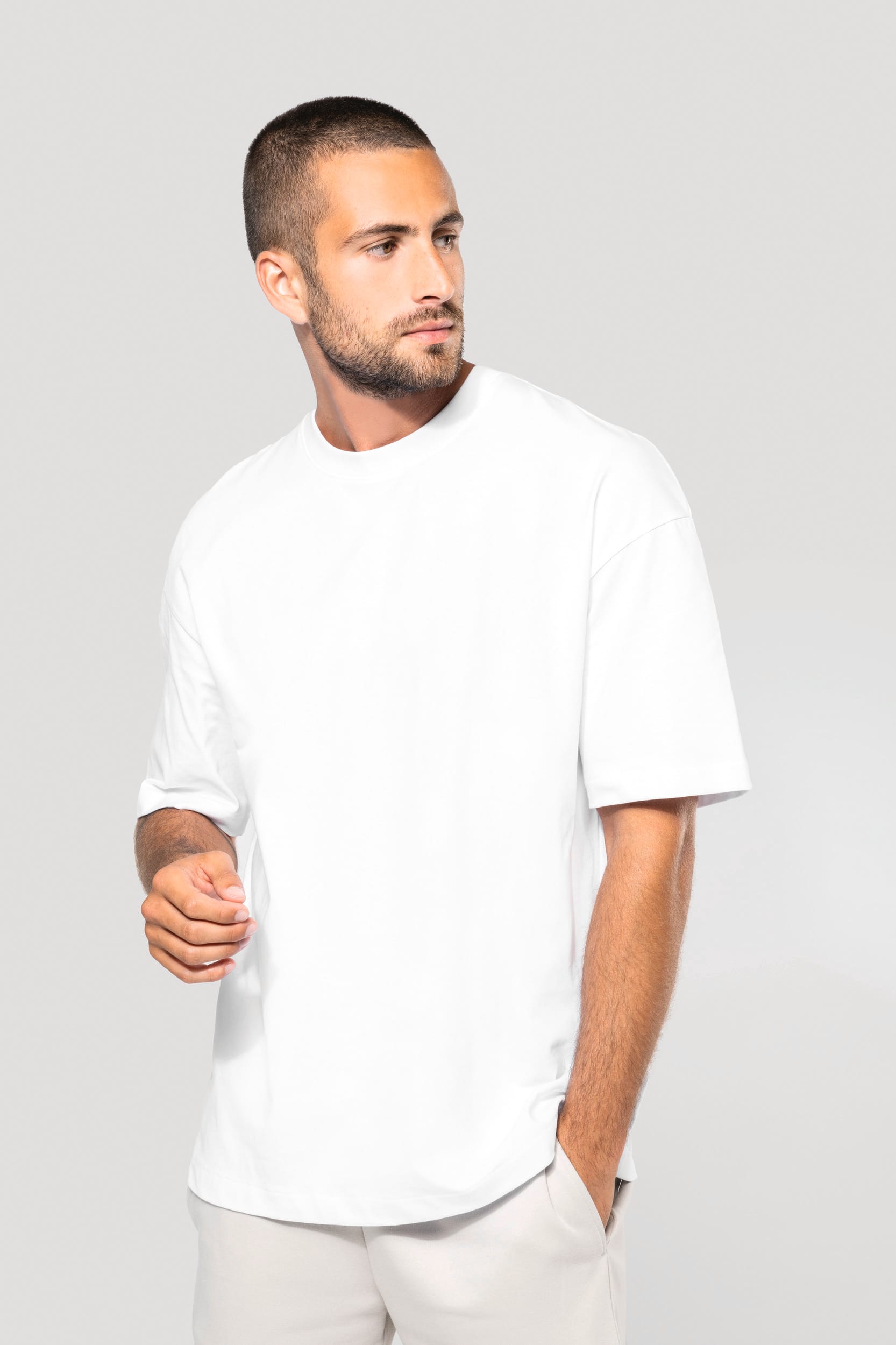 Oversized T-shirt korte mouwen uniseks