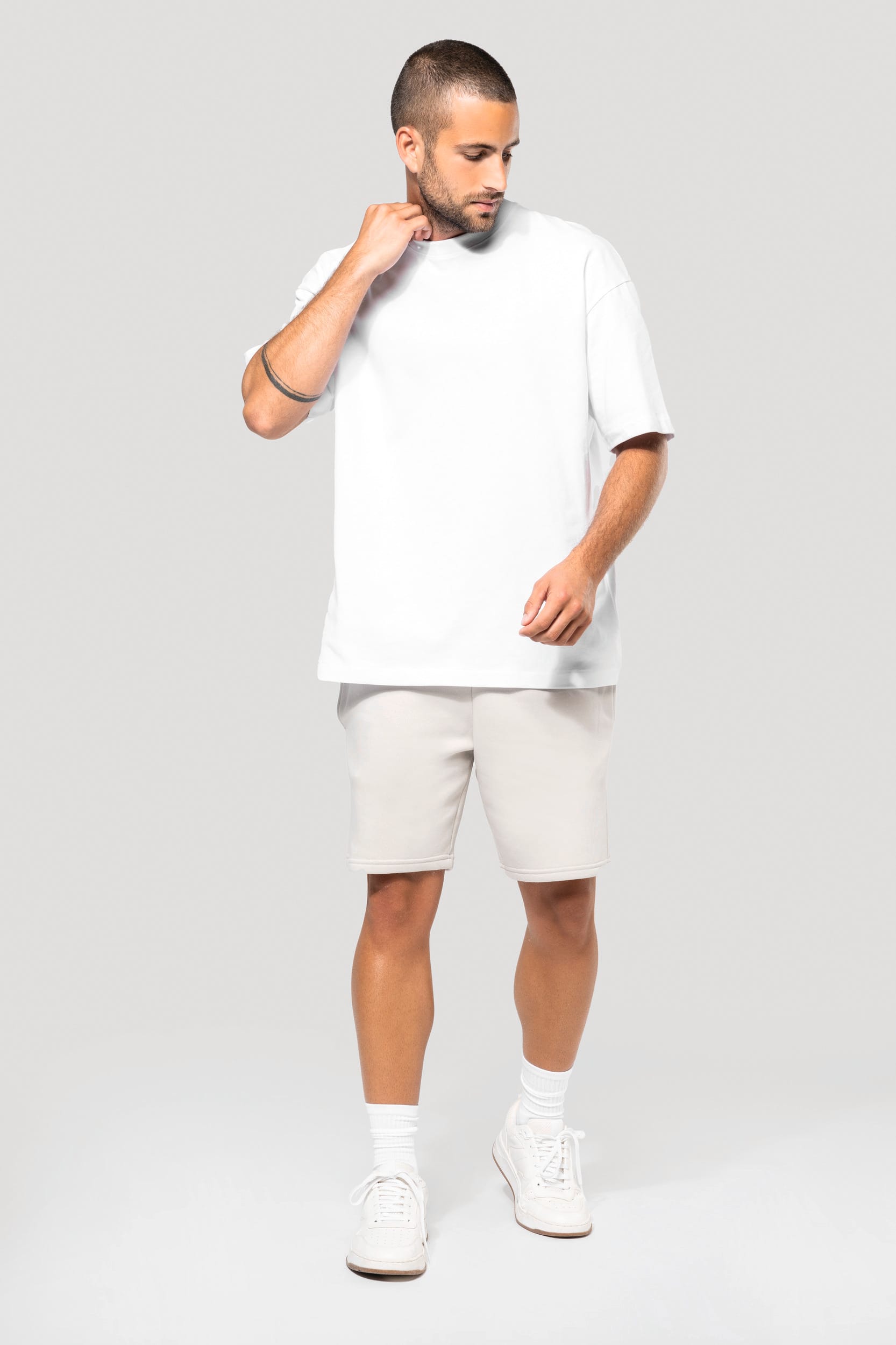 Oversized T-shirt korte mouwen uniseks