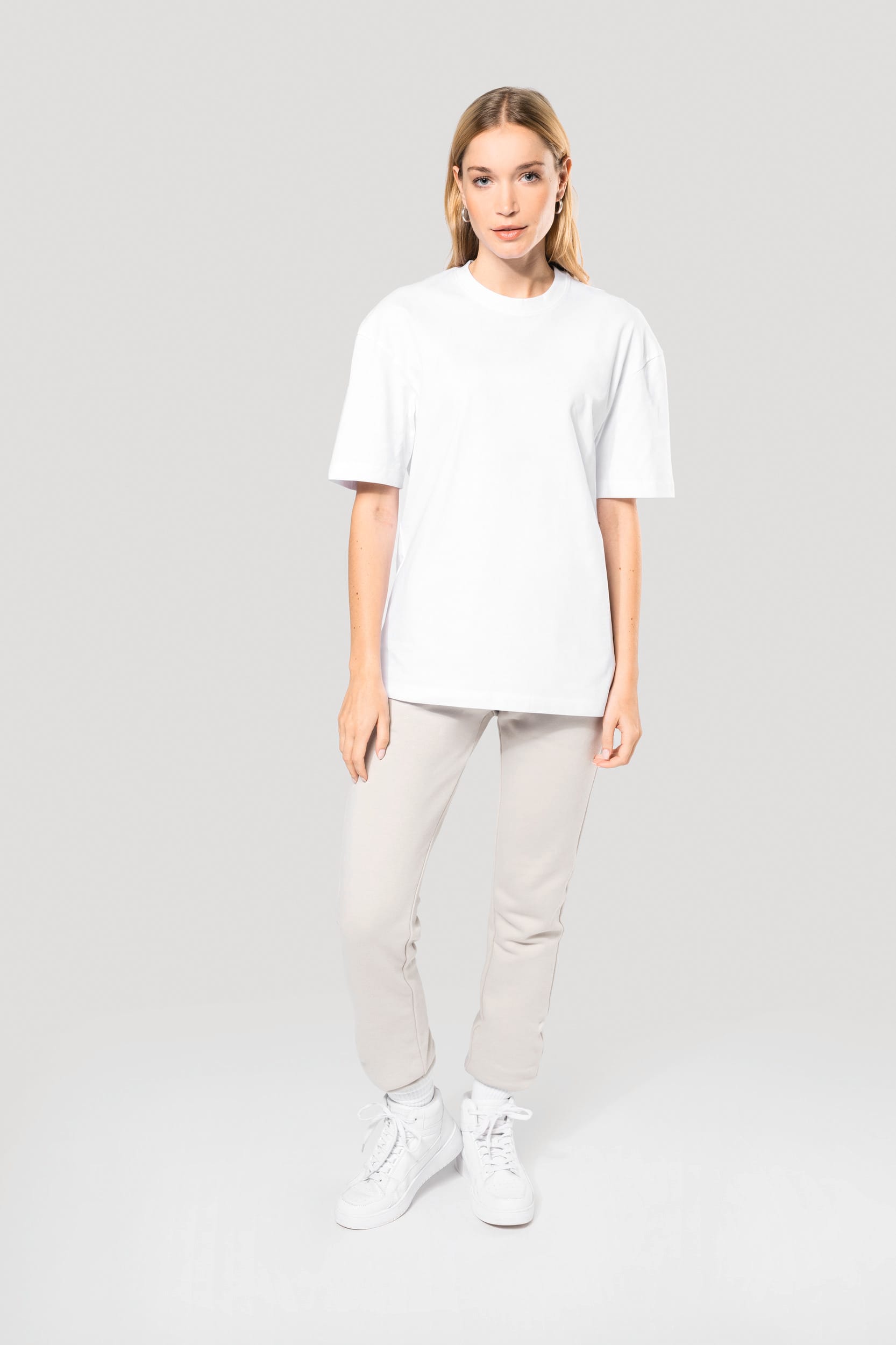 Oversized T-shirt korte mouwen uniseks