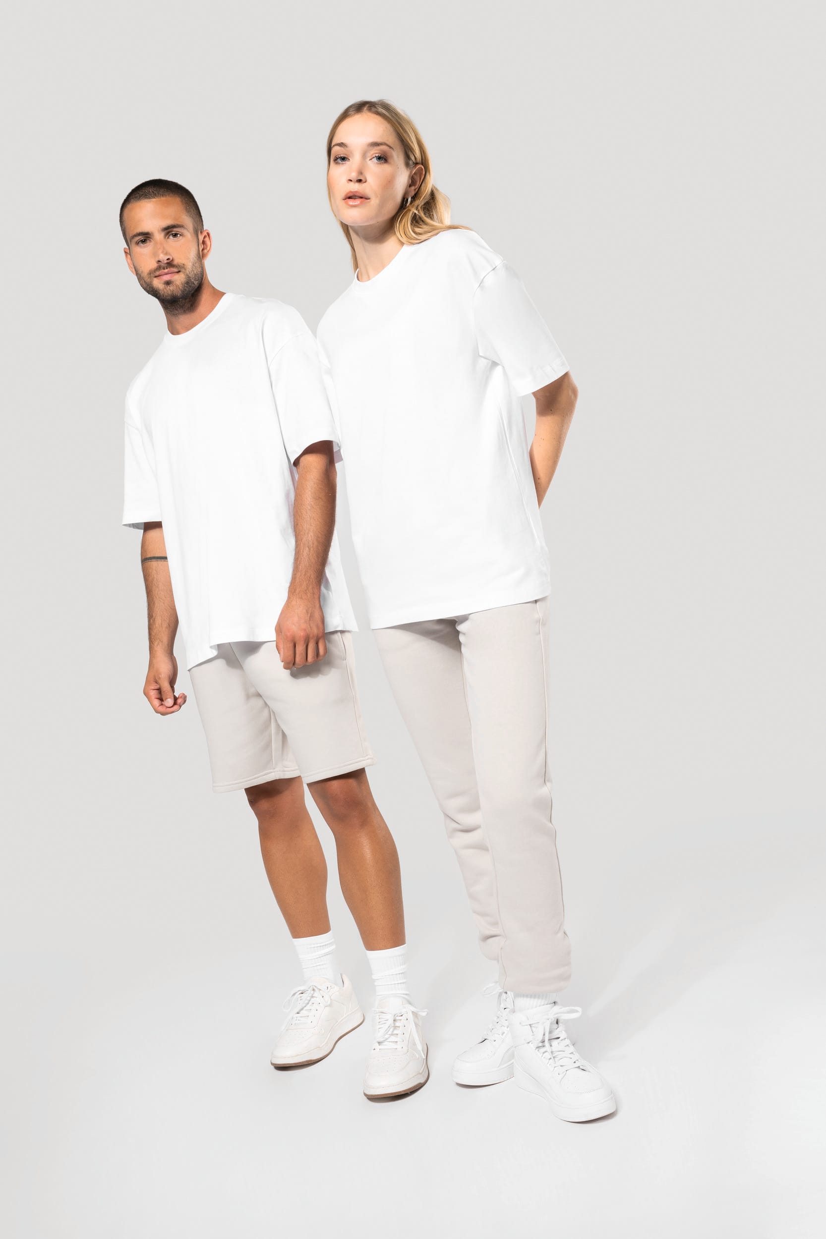 Oversized T-shirt korte mouwen uniseks