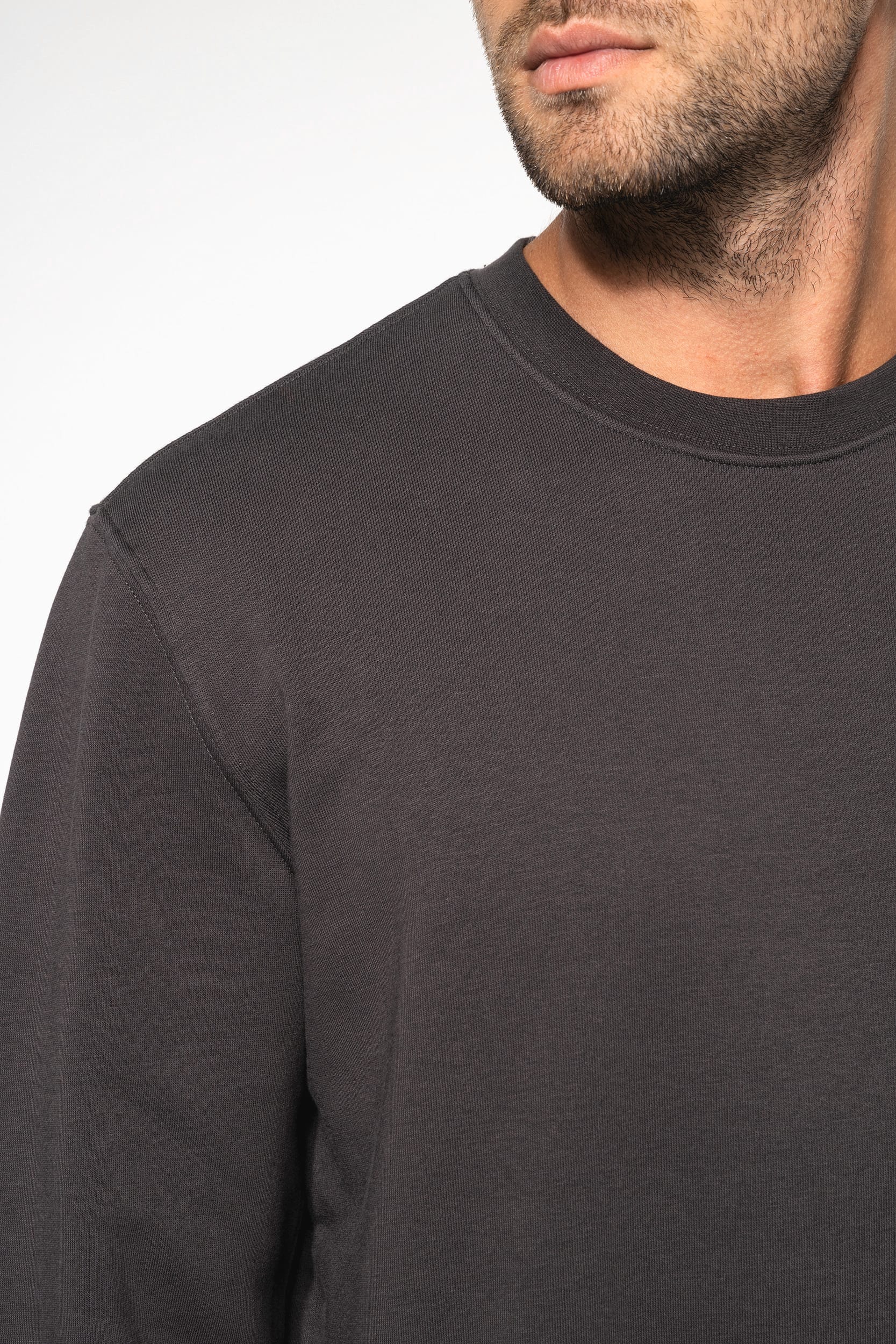 Ecologische sweater met ronde hals