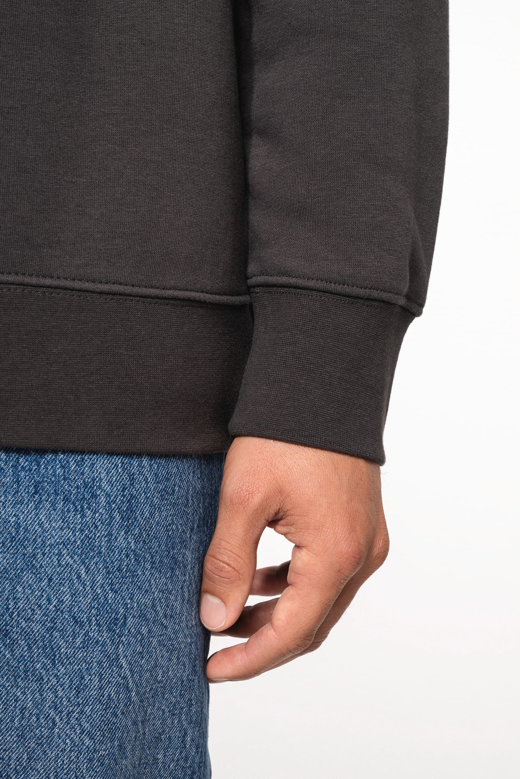 Ecologische sweater met ronde hals