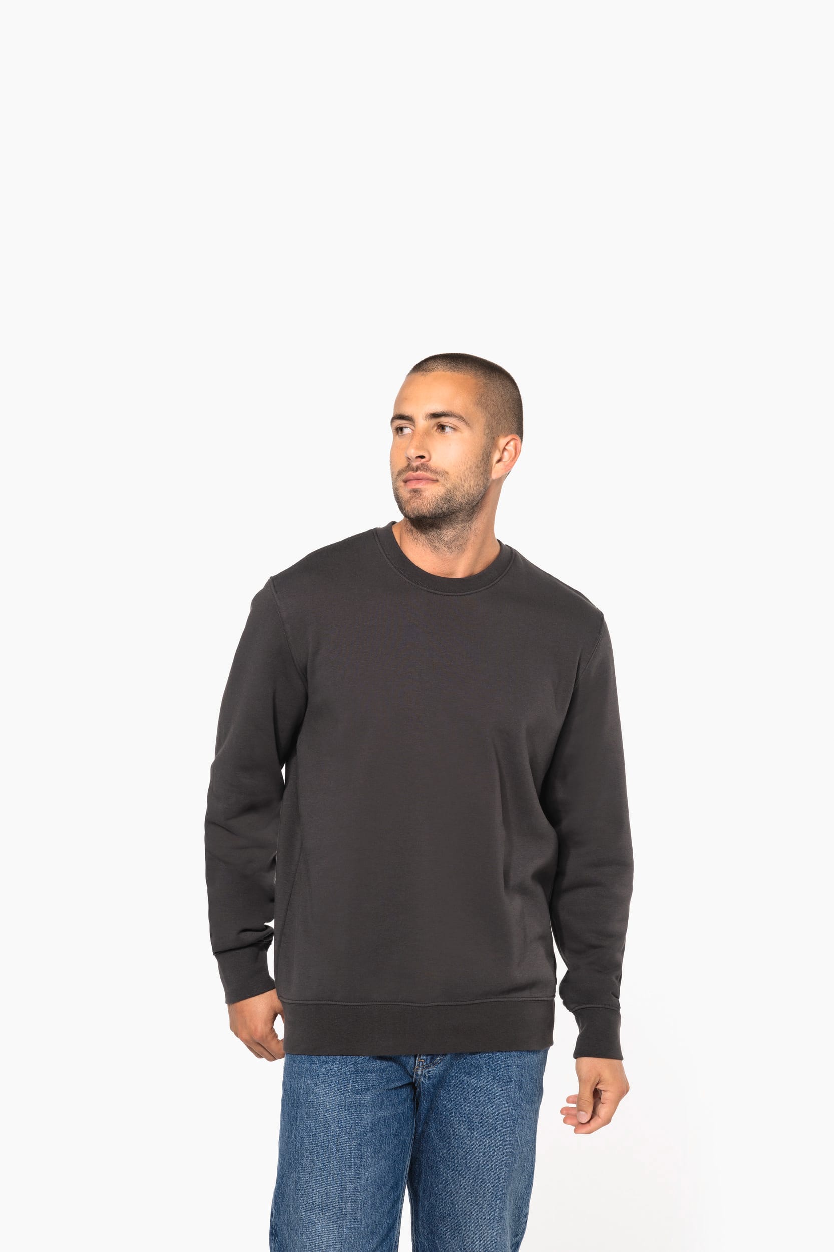 Ecologische sweater met ronde hals