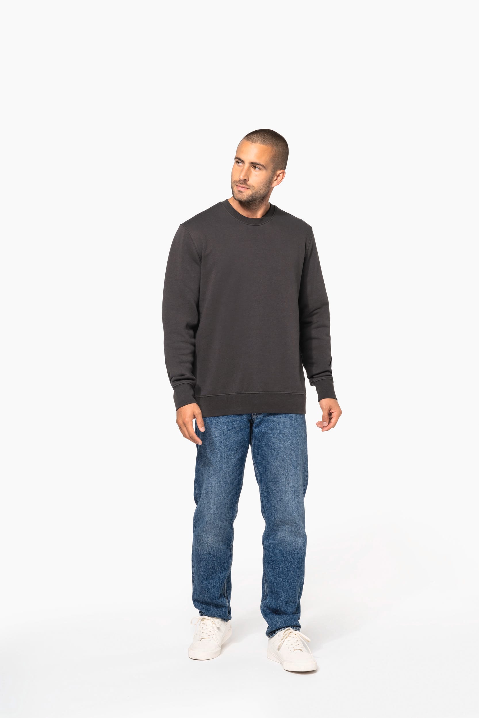 Ecologische sweater met ronde hals