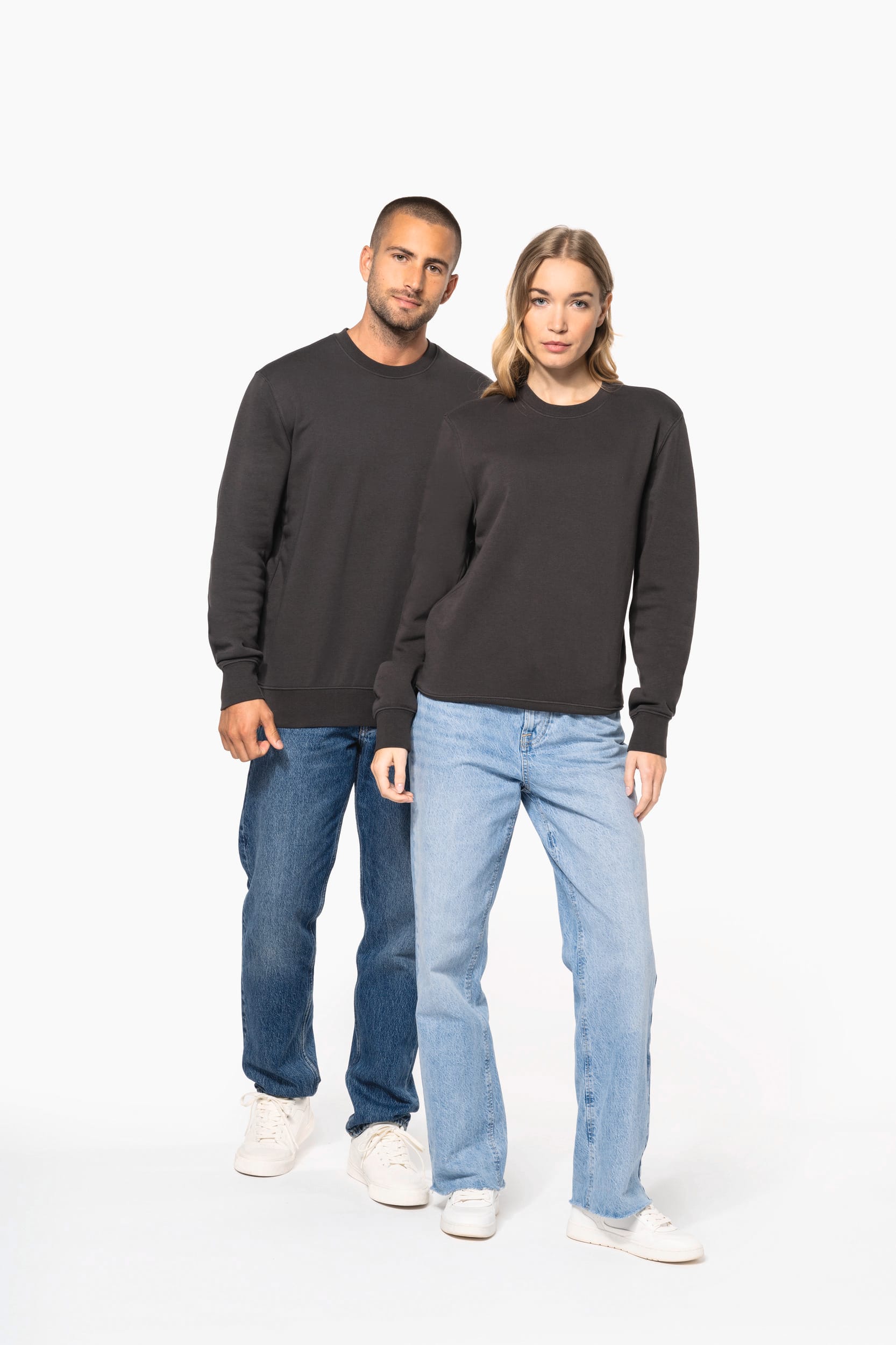Ecologische sweater met ronde hals