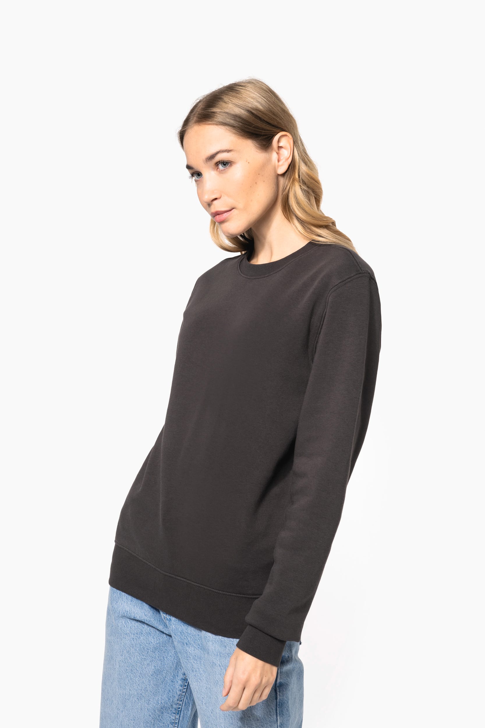 Ecologische sweater met ronde hals