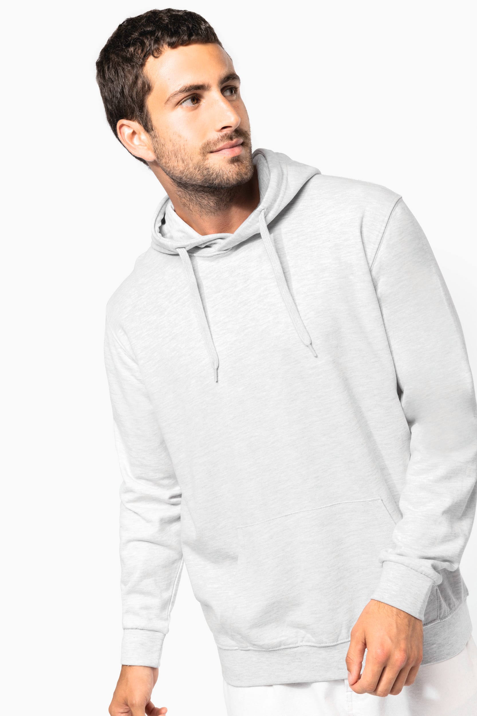 Gerecycled sweater met capuchon uniseks