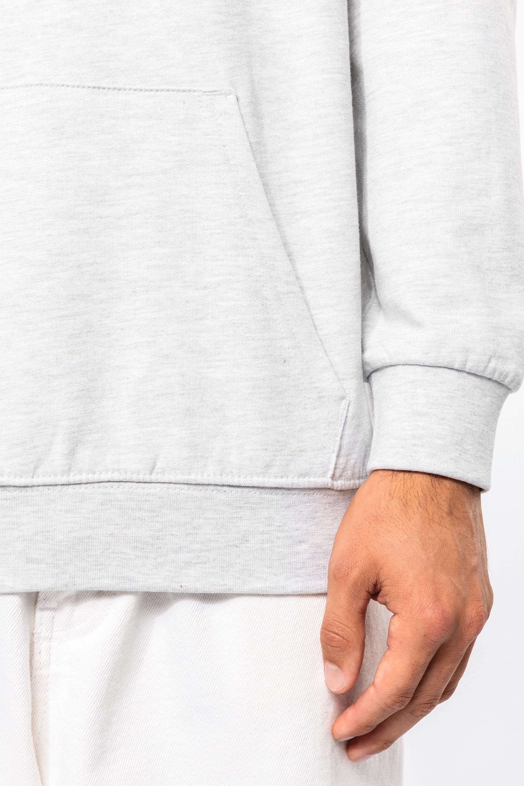 Gerecycled sweater met capuchon uniseks