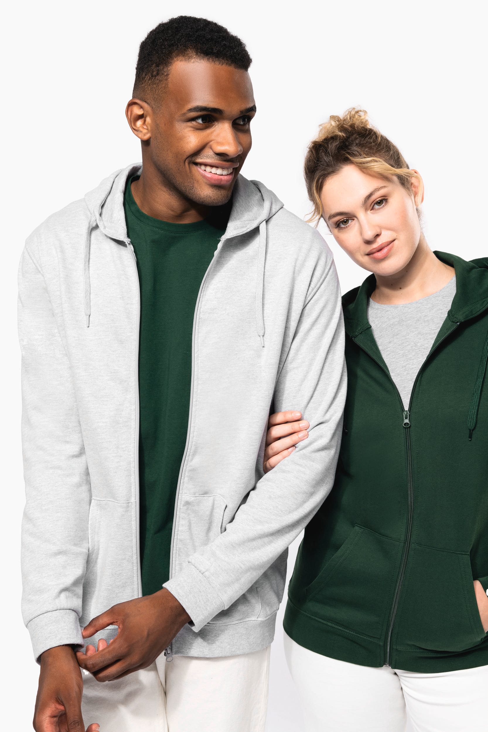 Sweatvest met capuchon