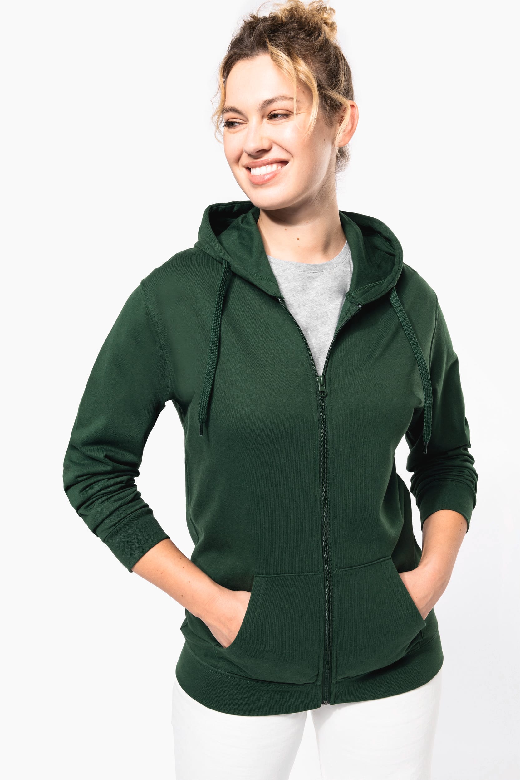 Sweatvest met capuchon