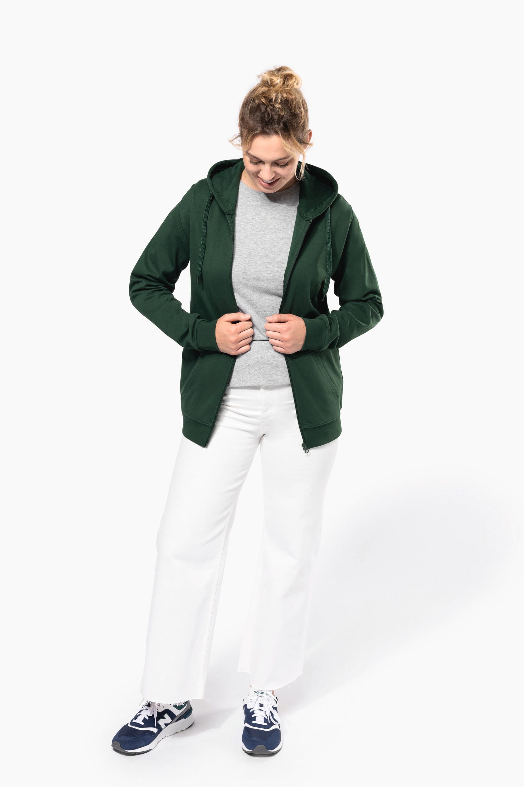 Sweatvest met capuchon