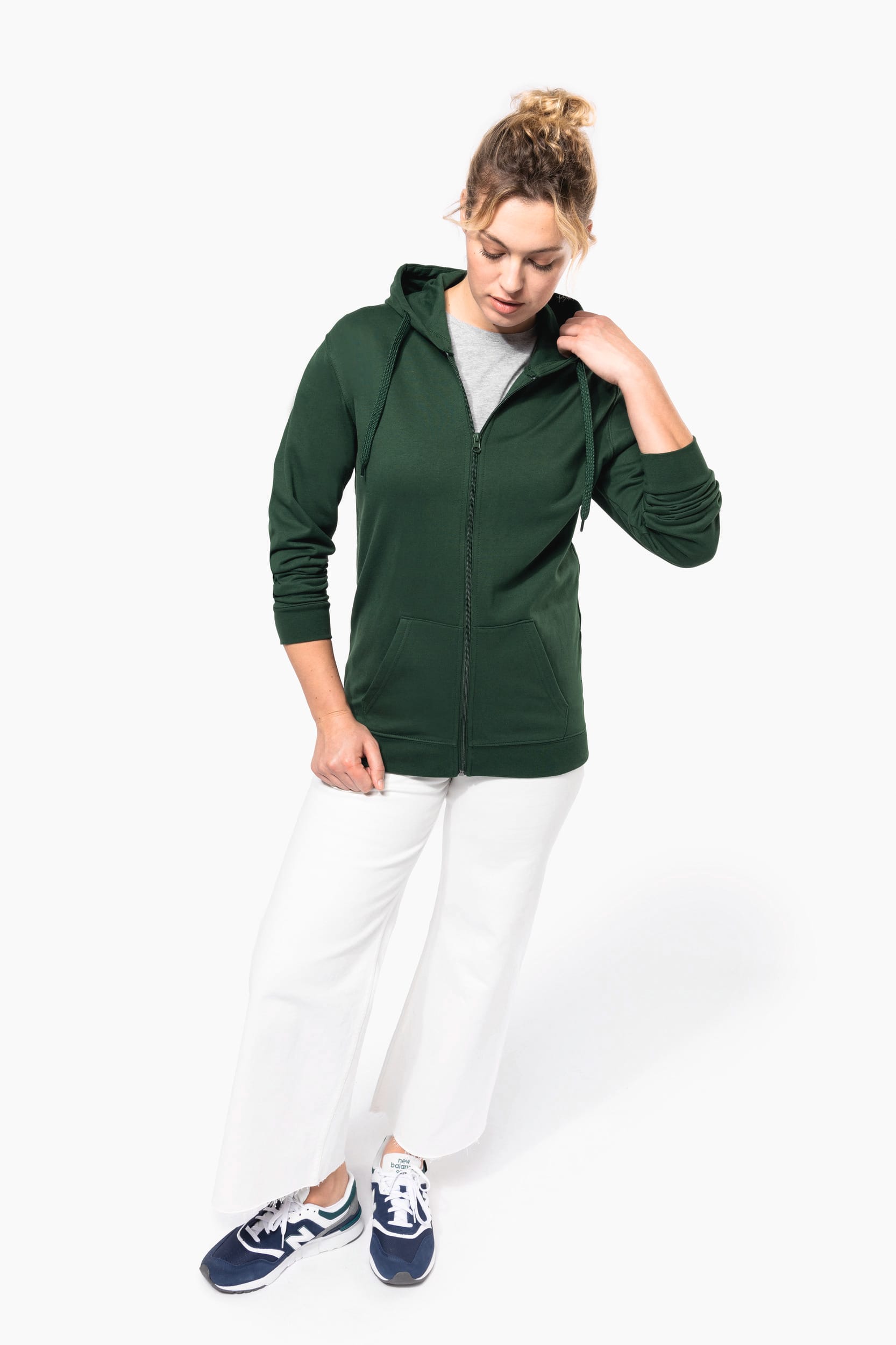 Sweatvest met capuchon