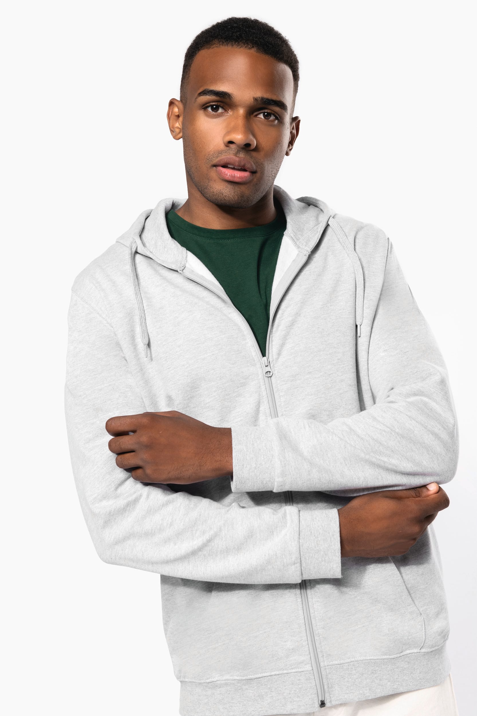 Sweatvest met capuchon