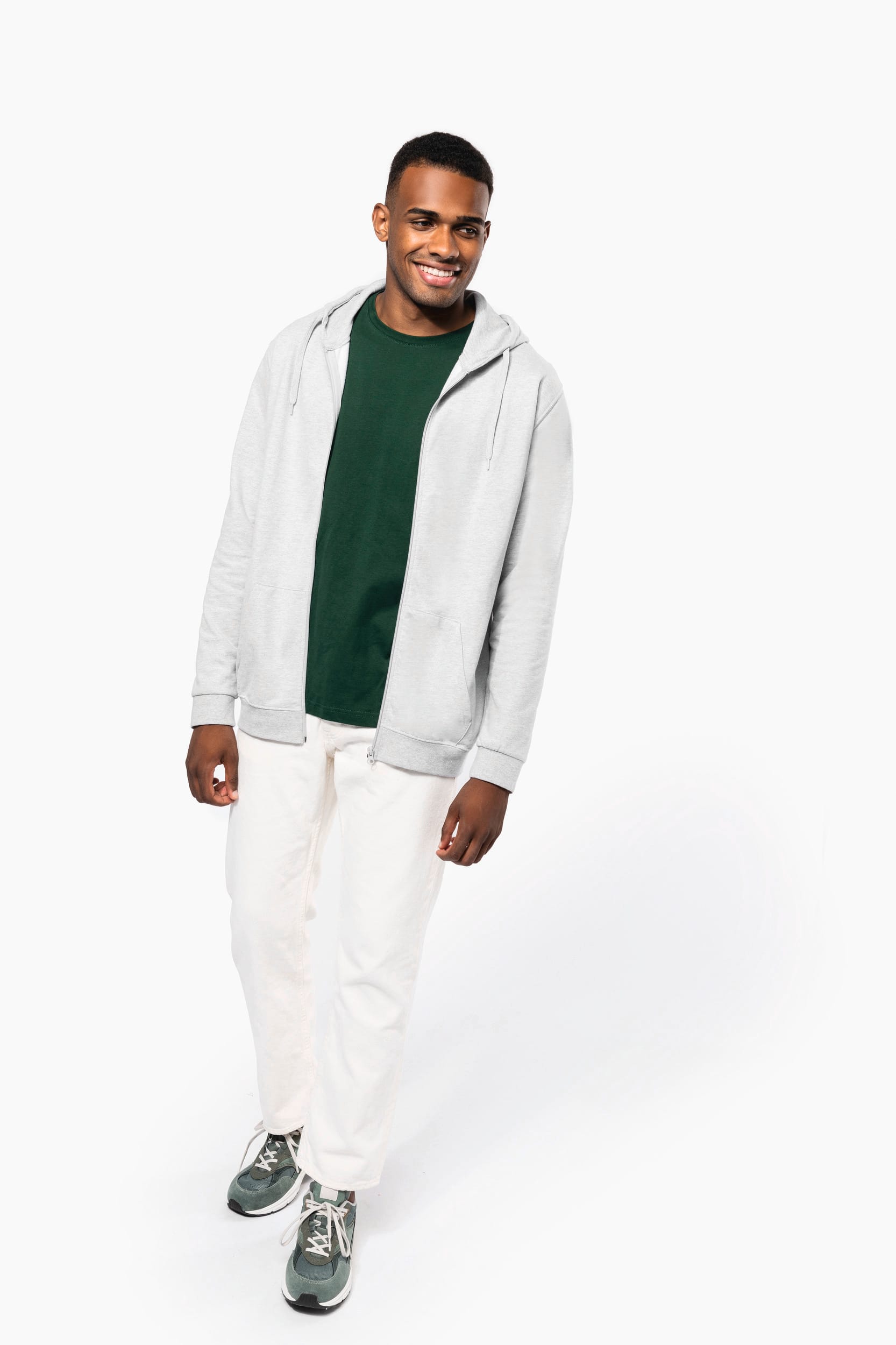 Sweatvest met capuchon