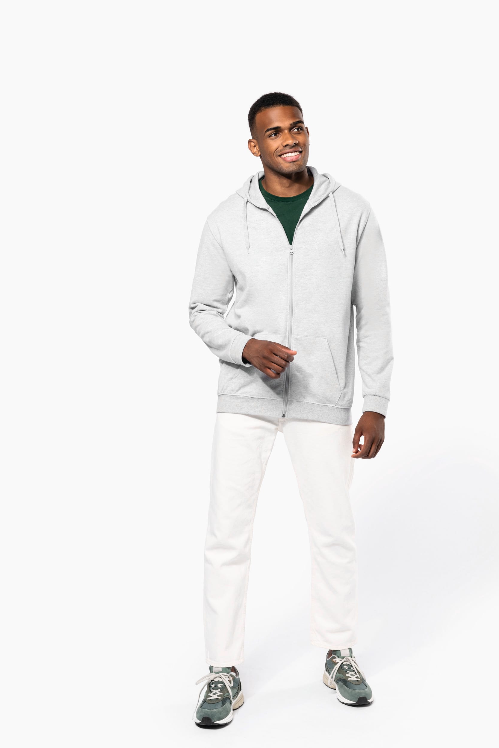 Sweatvest met capuchon