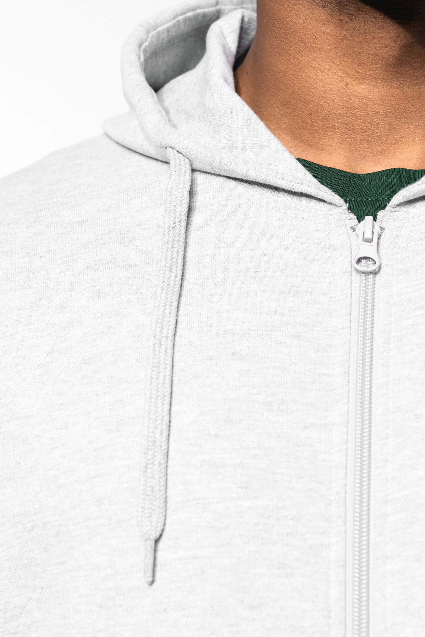 Sweatvest met capuchon