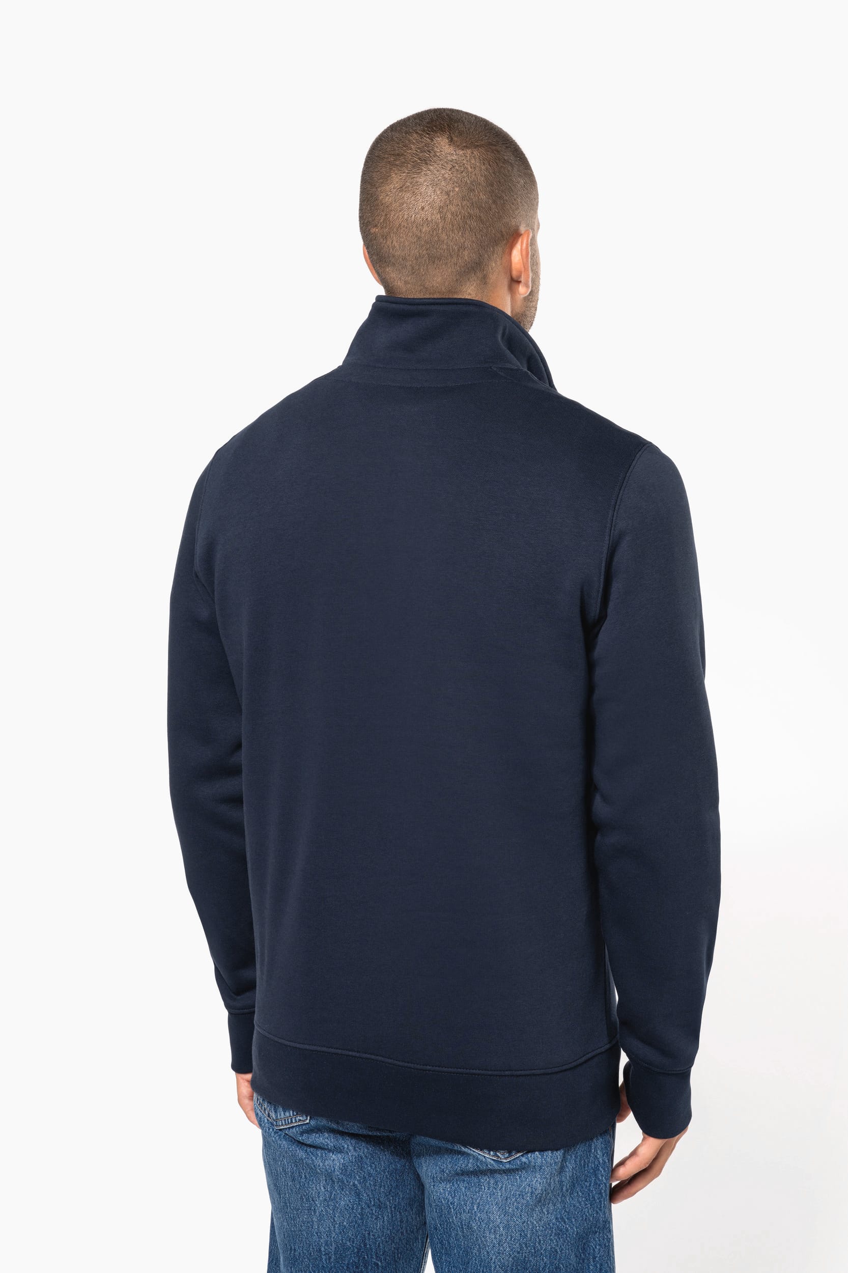 Sweater met ritskraag