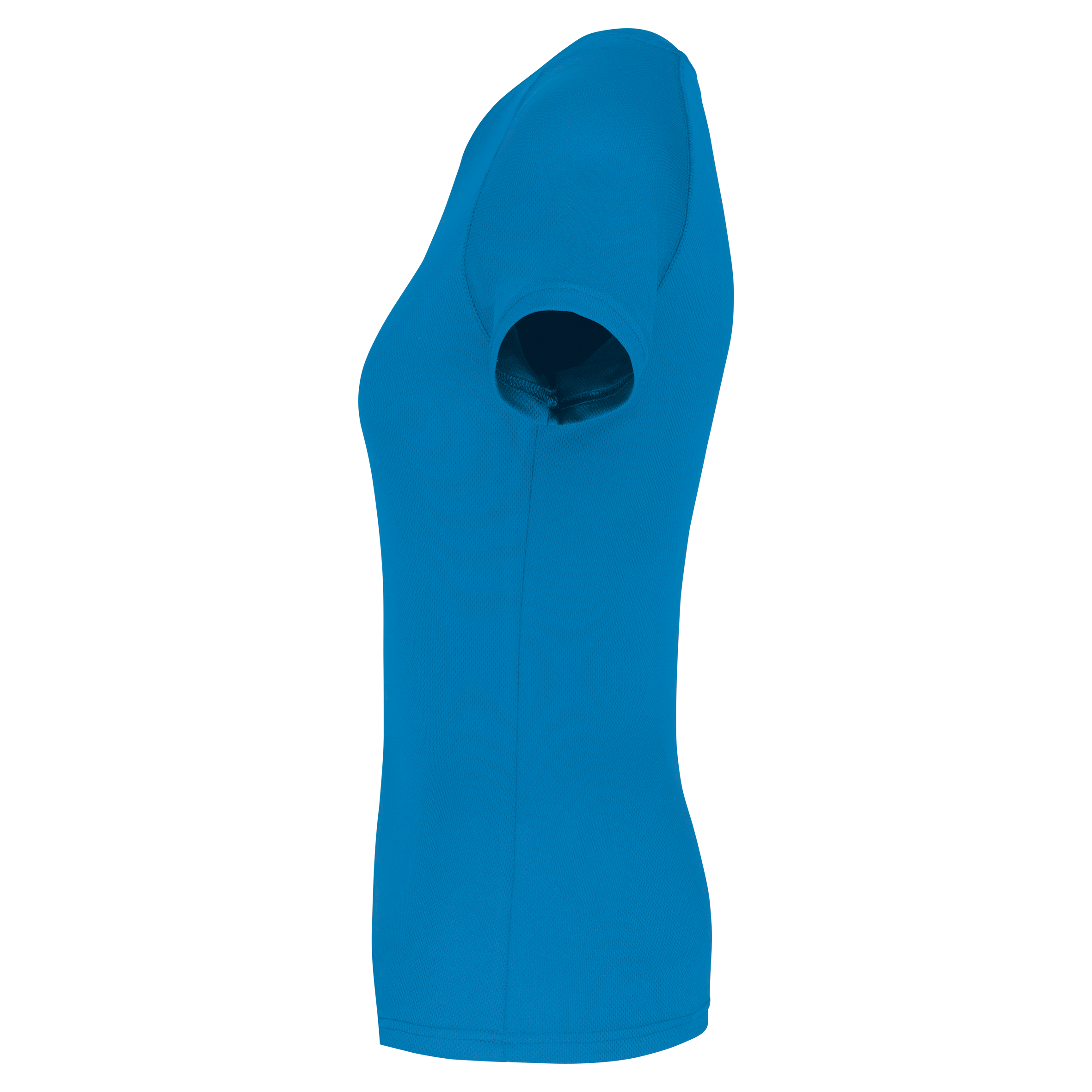 Gerecycled damessport-T-shirt met ronde hals