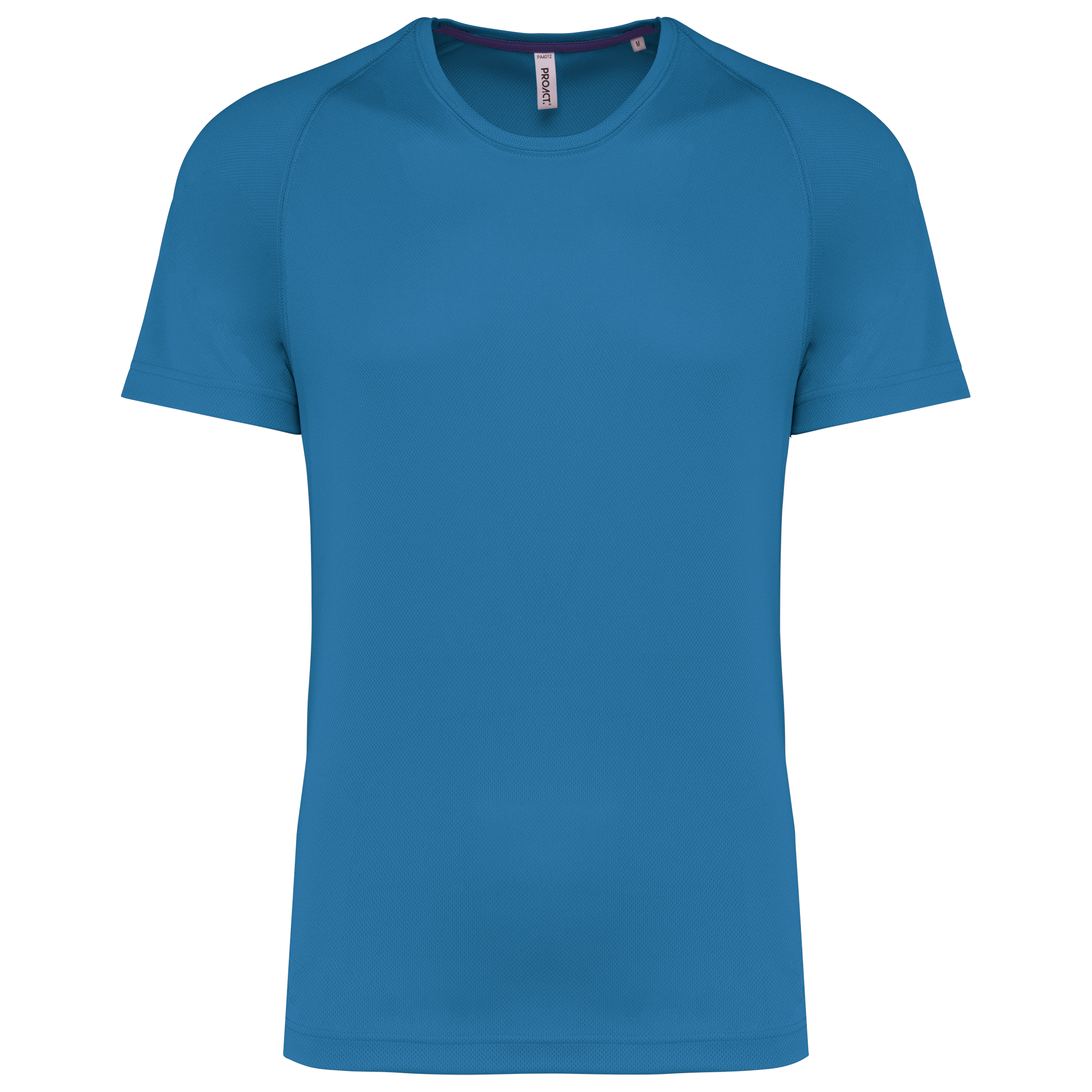 Gerecycled herensport-T-shirt met ronde hals