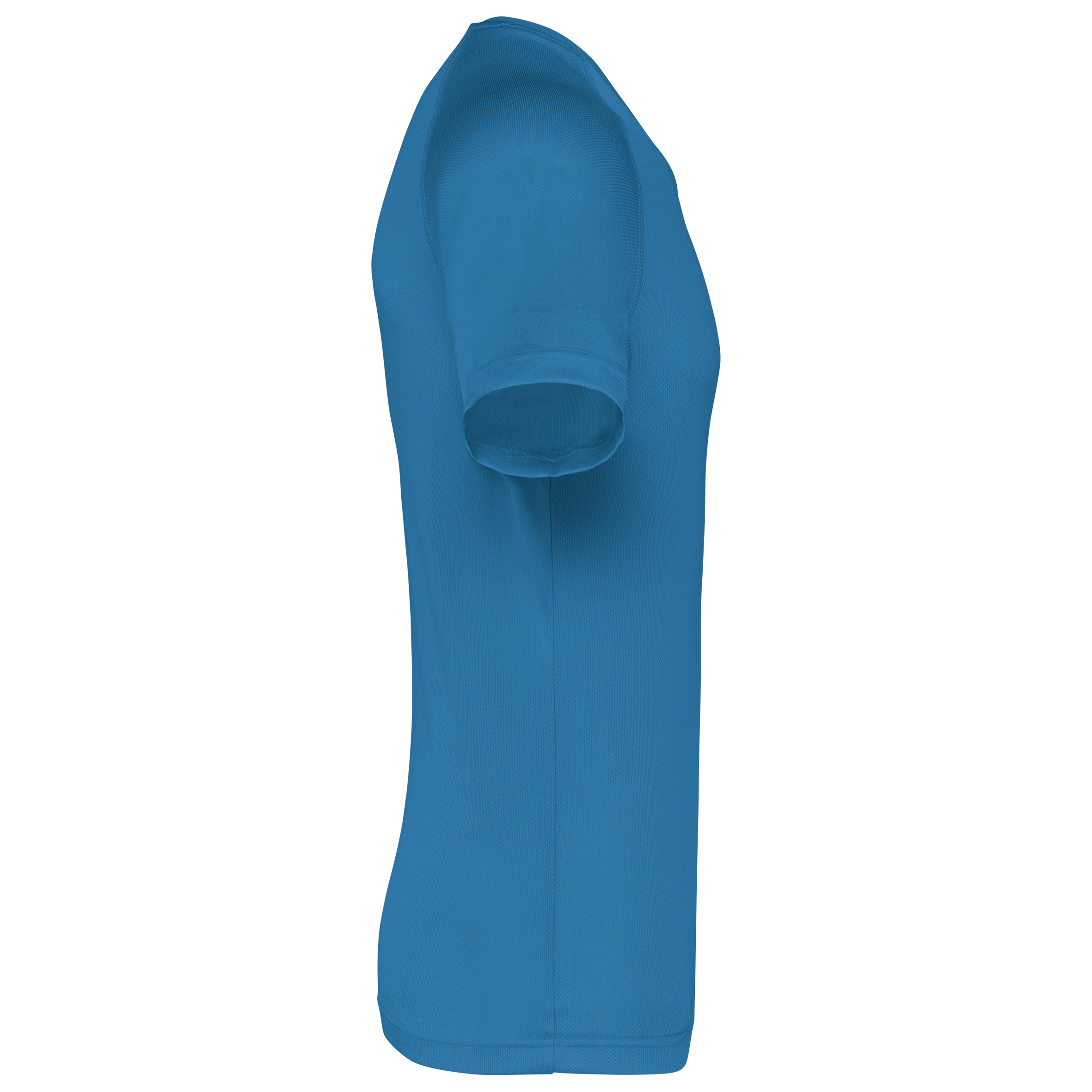 Gerecycled herensport-T-shirt met ronde hals