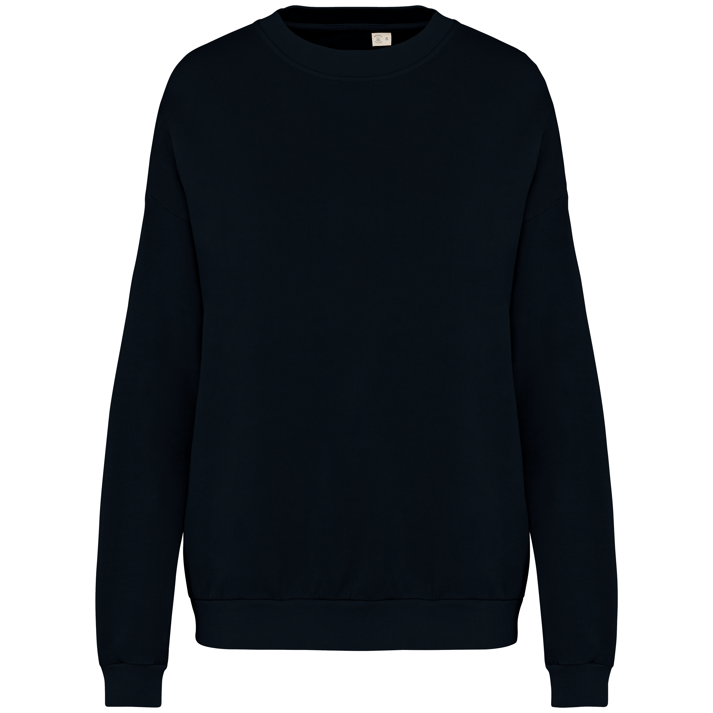 Ecologische oversized uniseks sweater French Terry