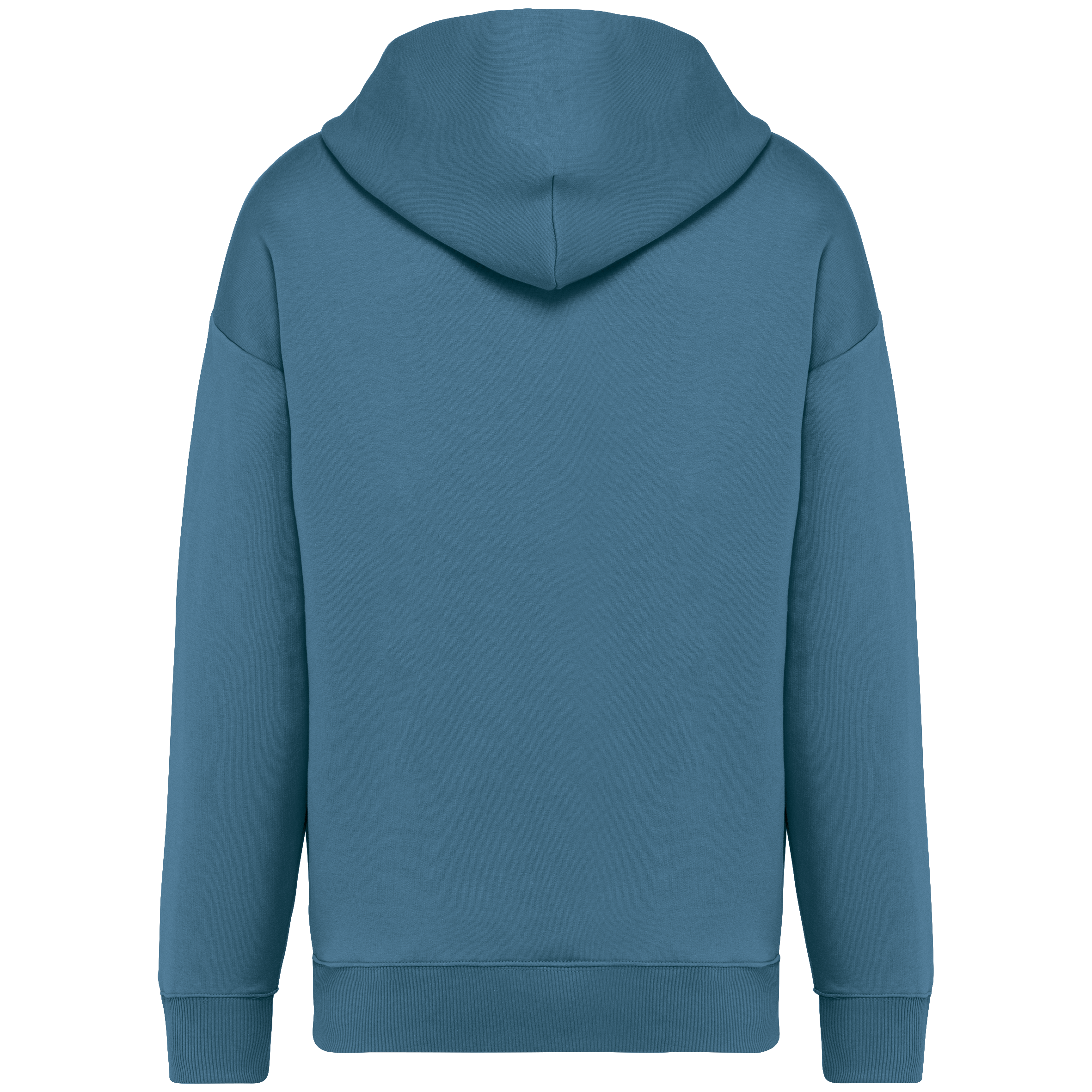 Ecologische uniseks oversized sweater met capuchon