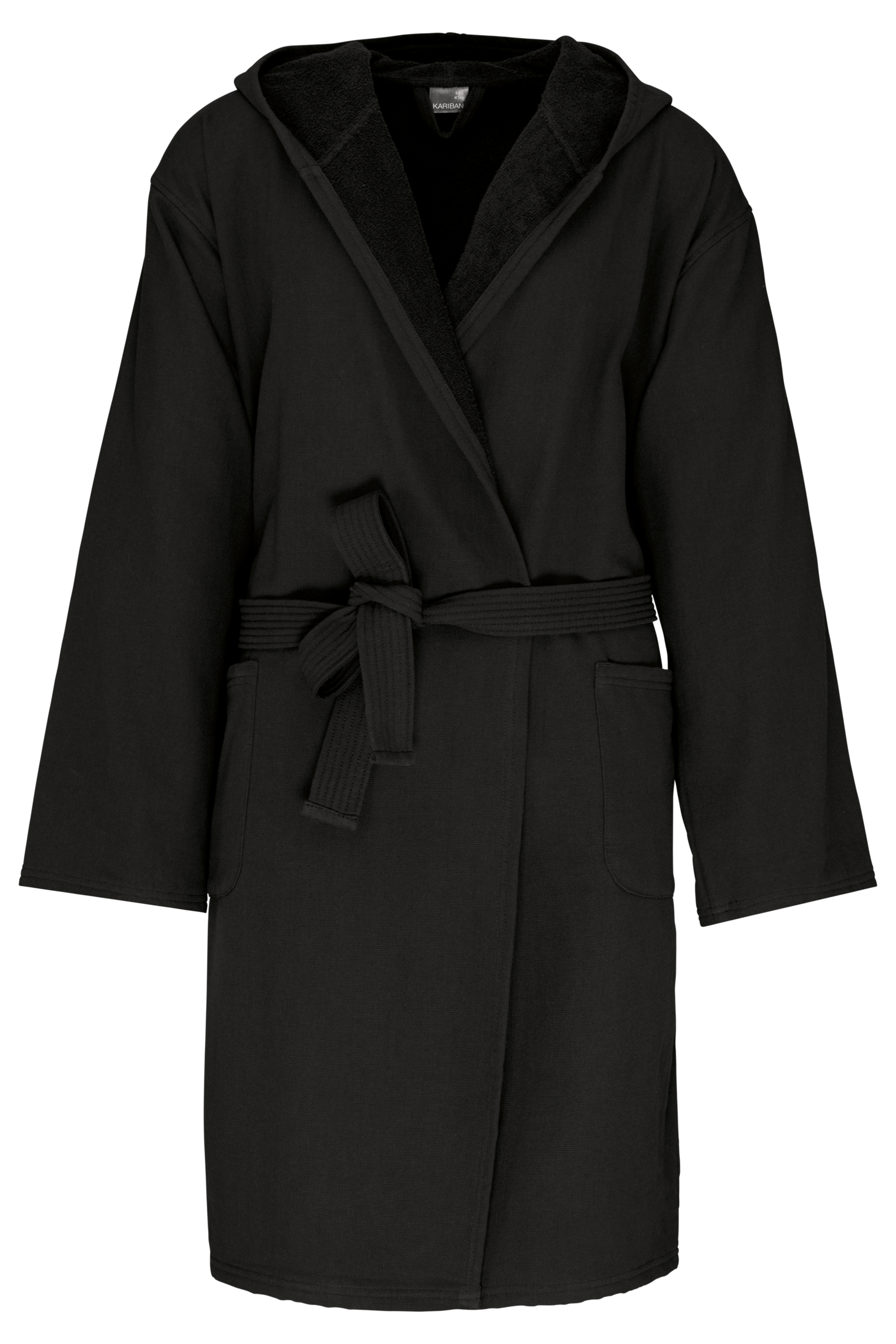 Biologische badjas met capuchon