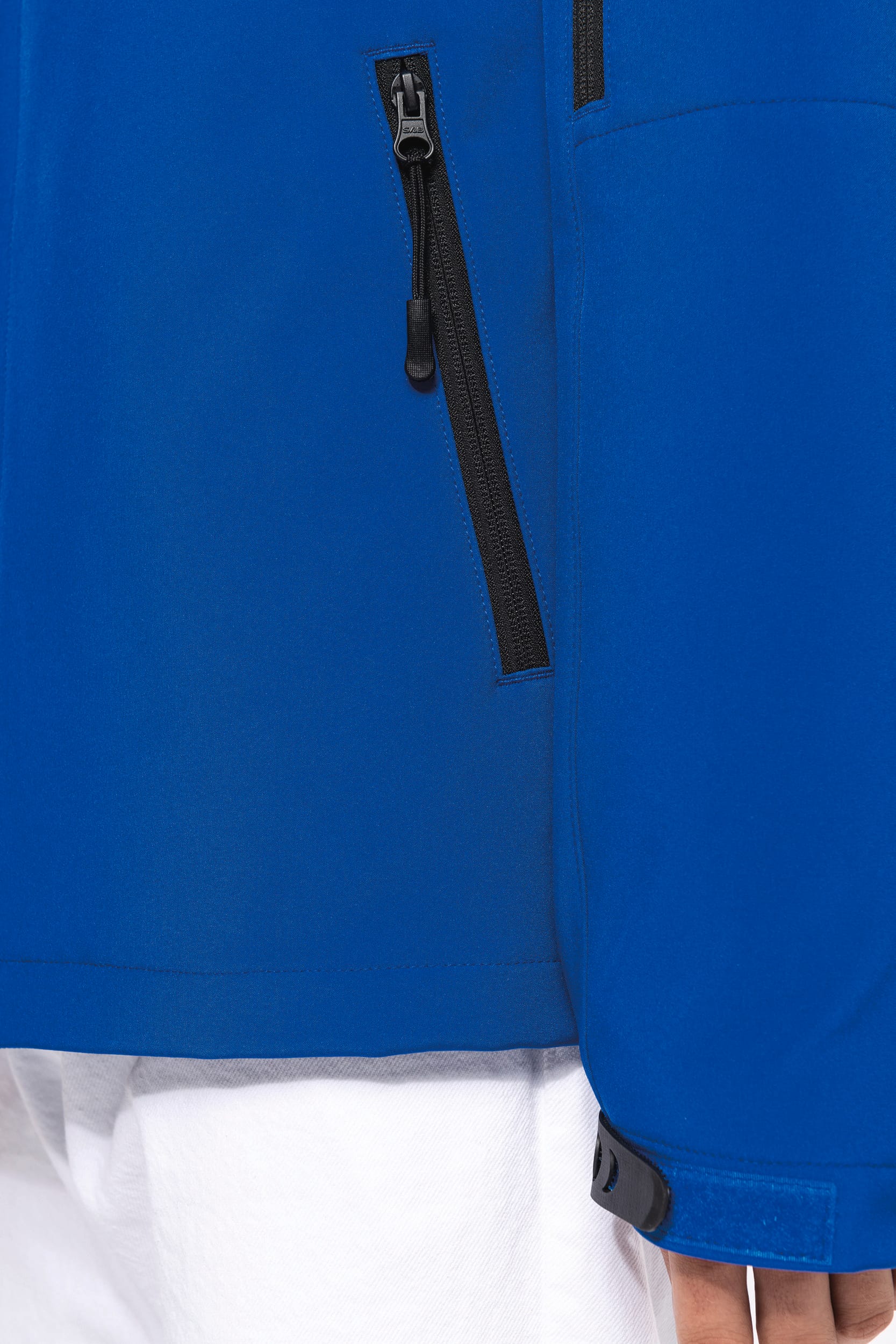 Gewatteerde softshell herenparka met capuchon