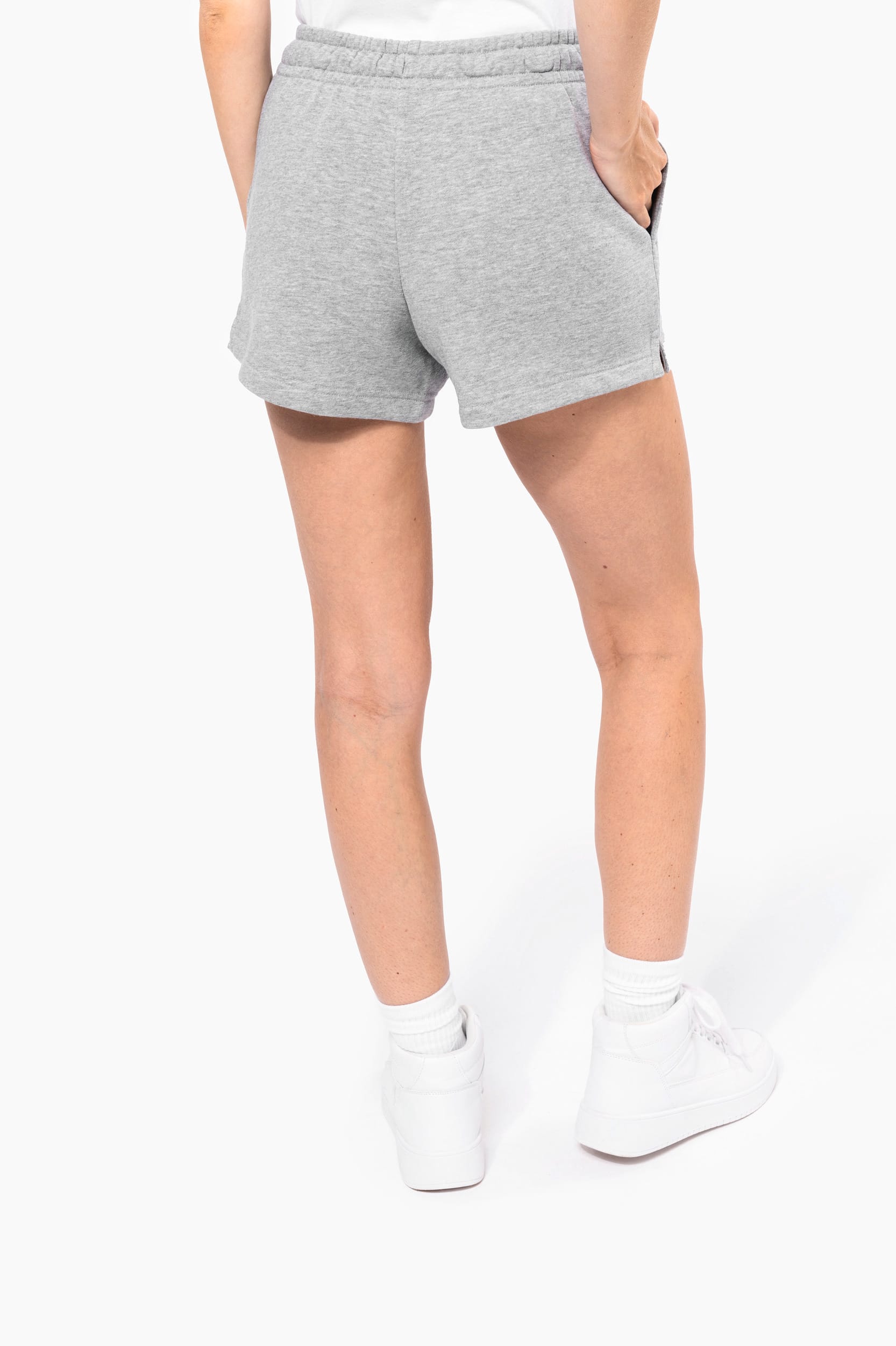 Duurzame damesshort van french terry