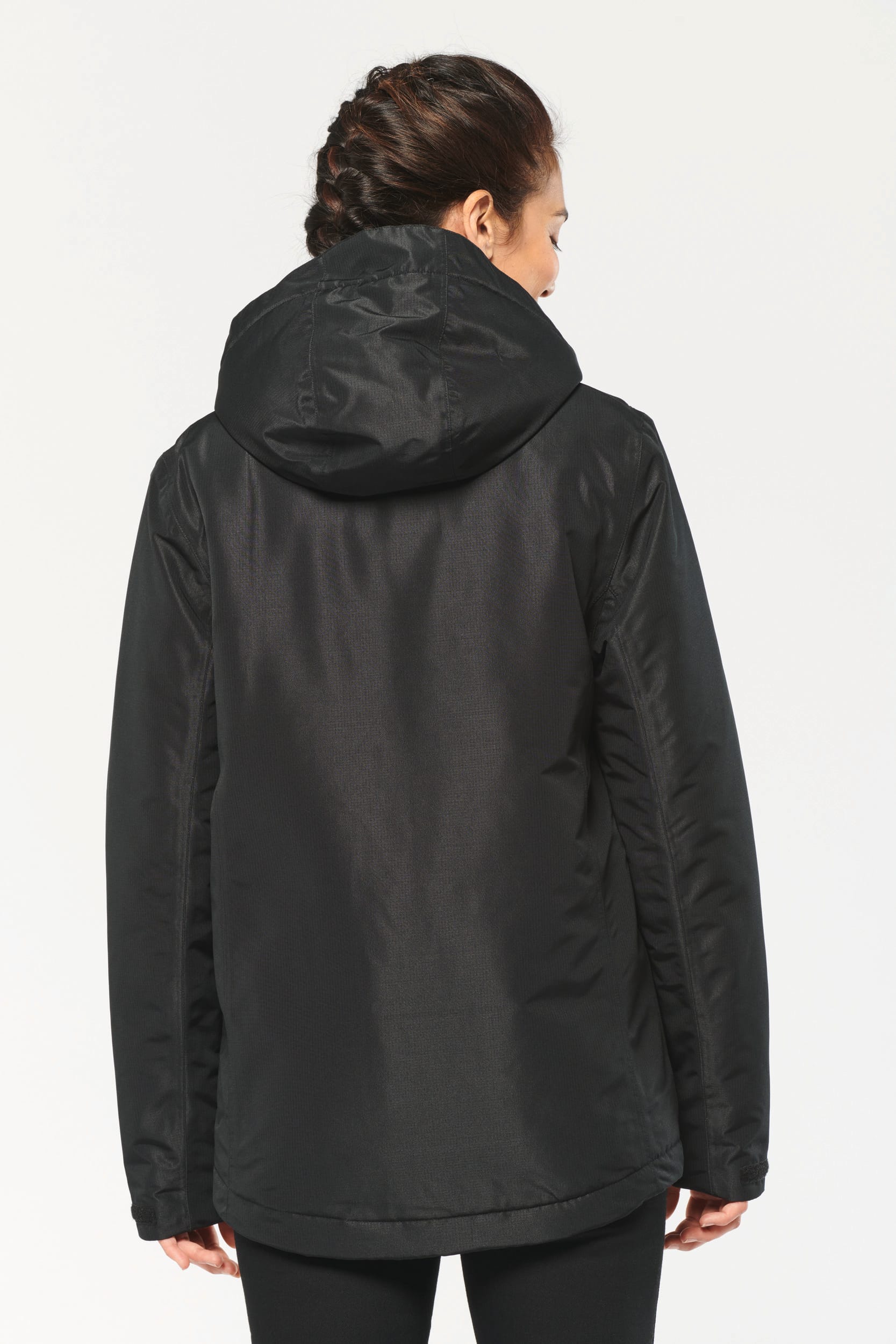 Unisex performance parka met capuchon