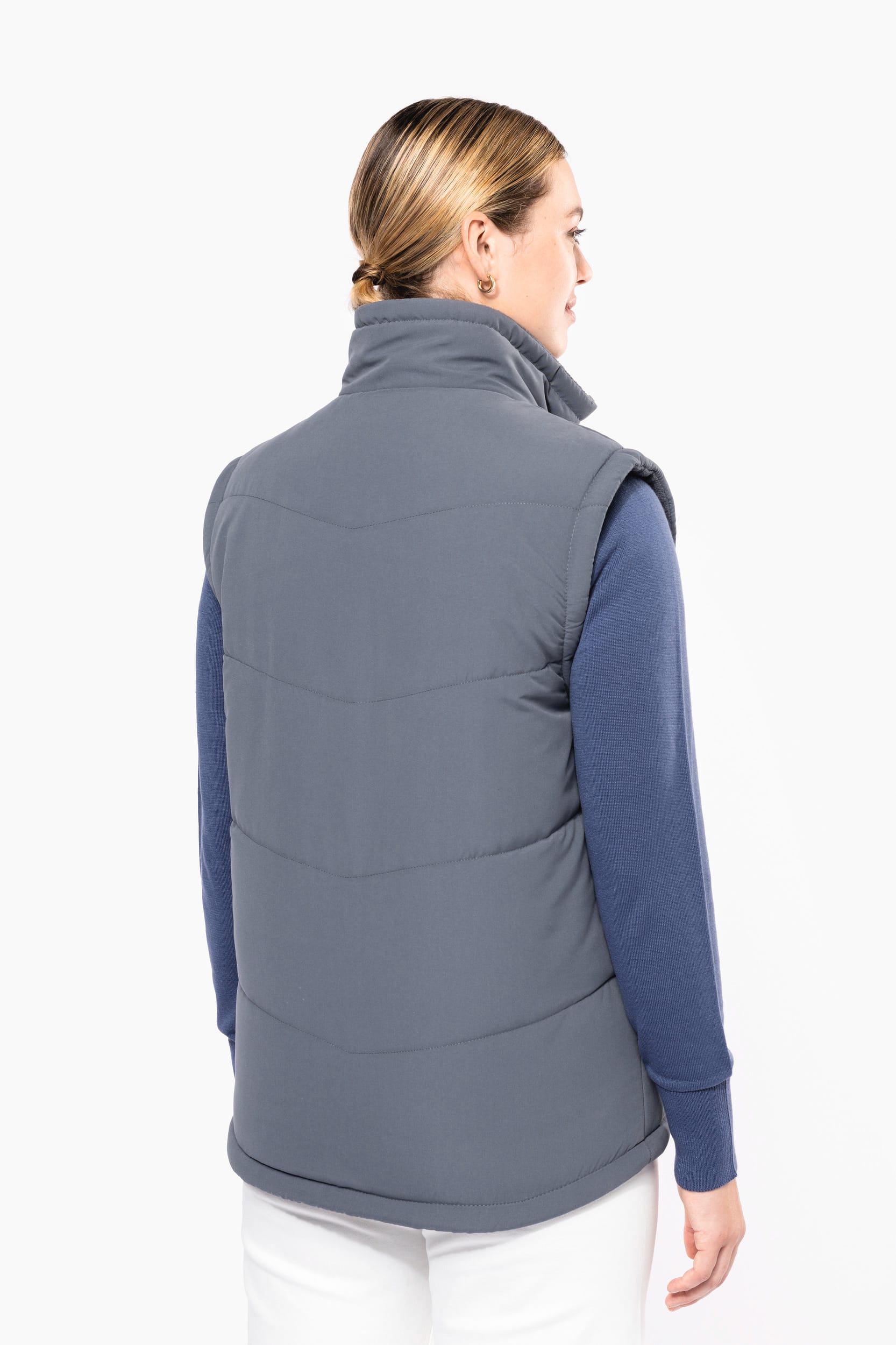 Met fleece gevoerde bodywarmer