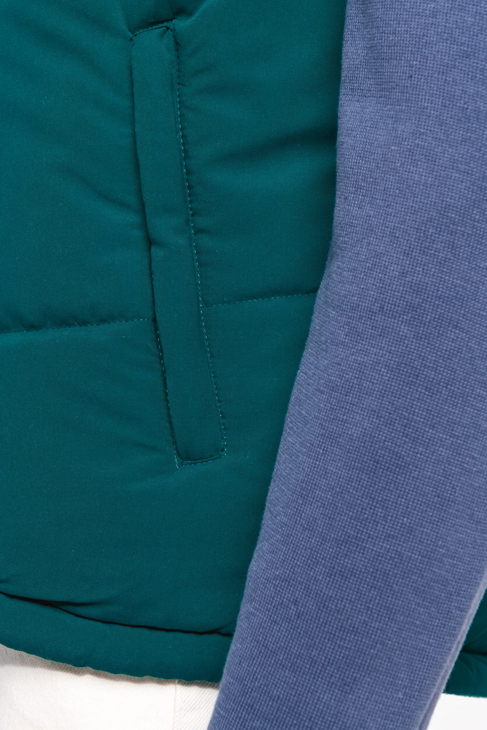 Met fleece gevoerde bodywarmer