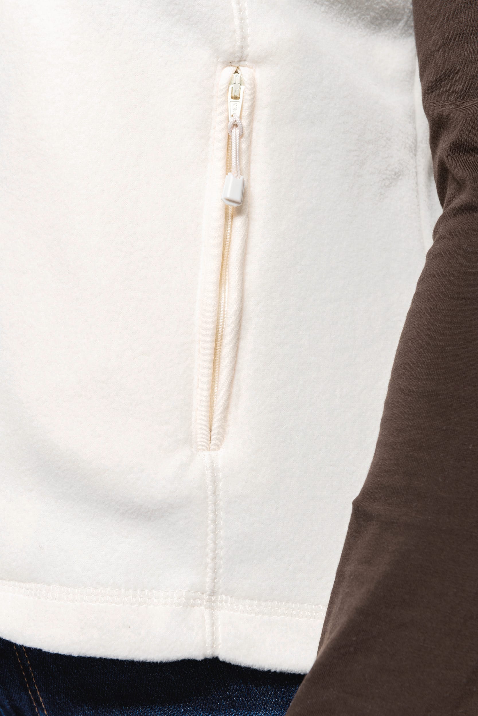 Bodywarmer van microfleece dames