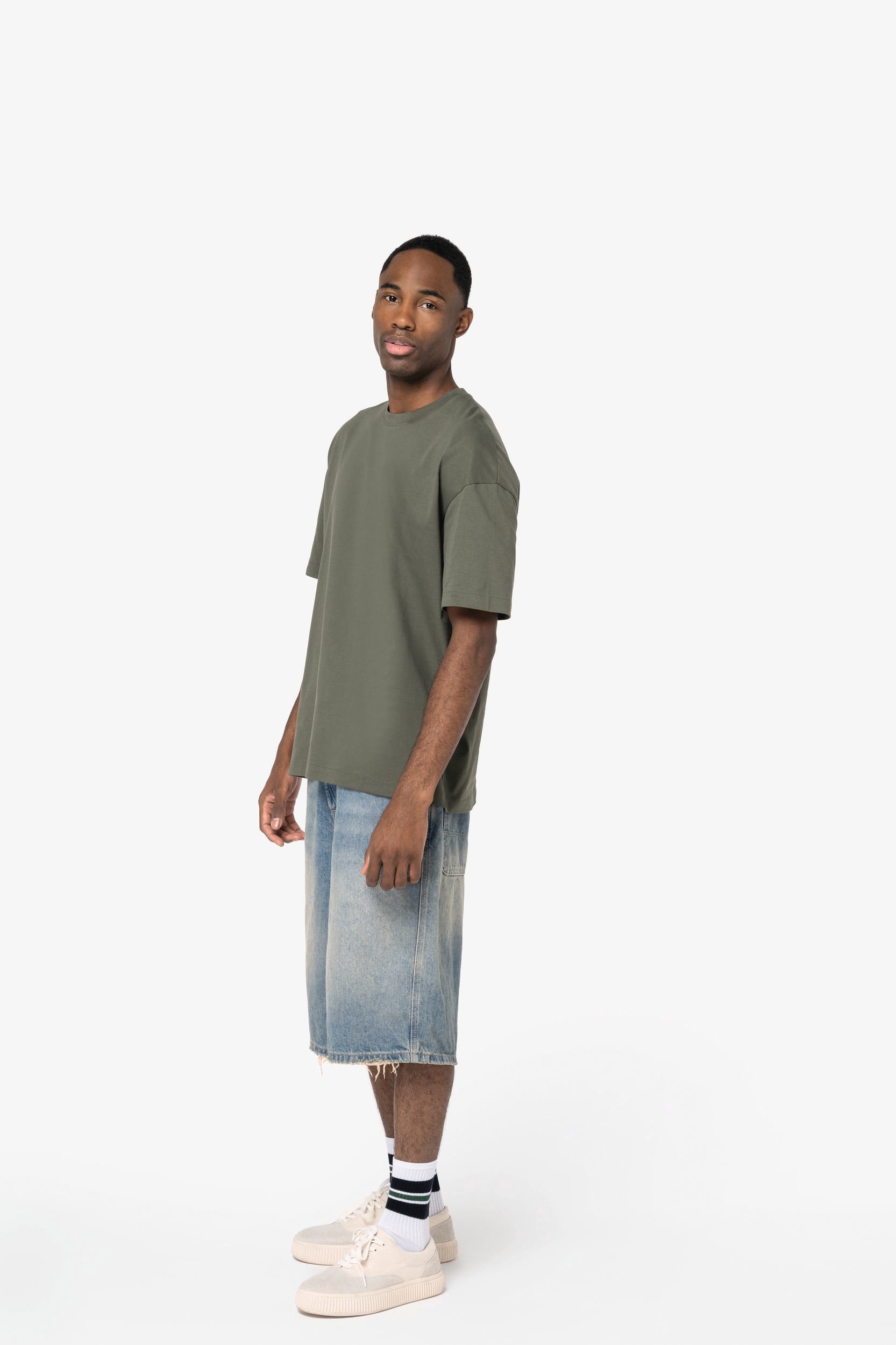 Ecologisch oversized heren-T-shirt