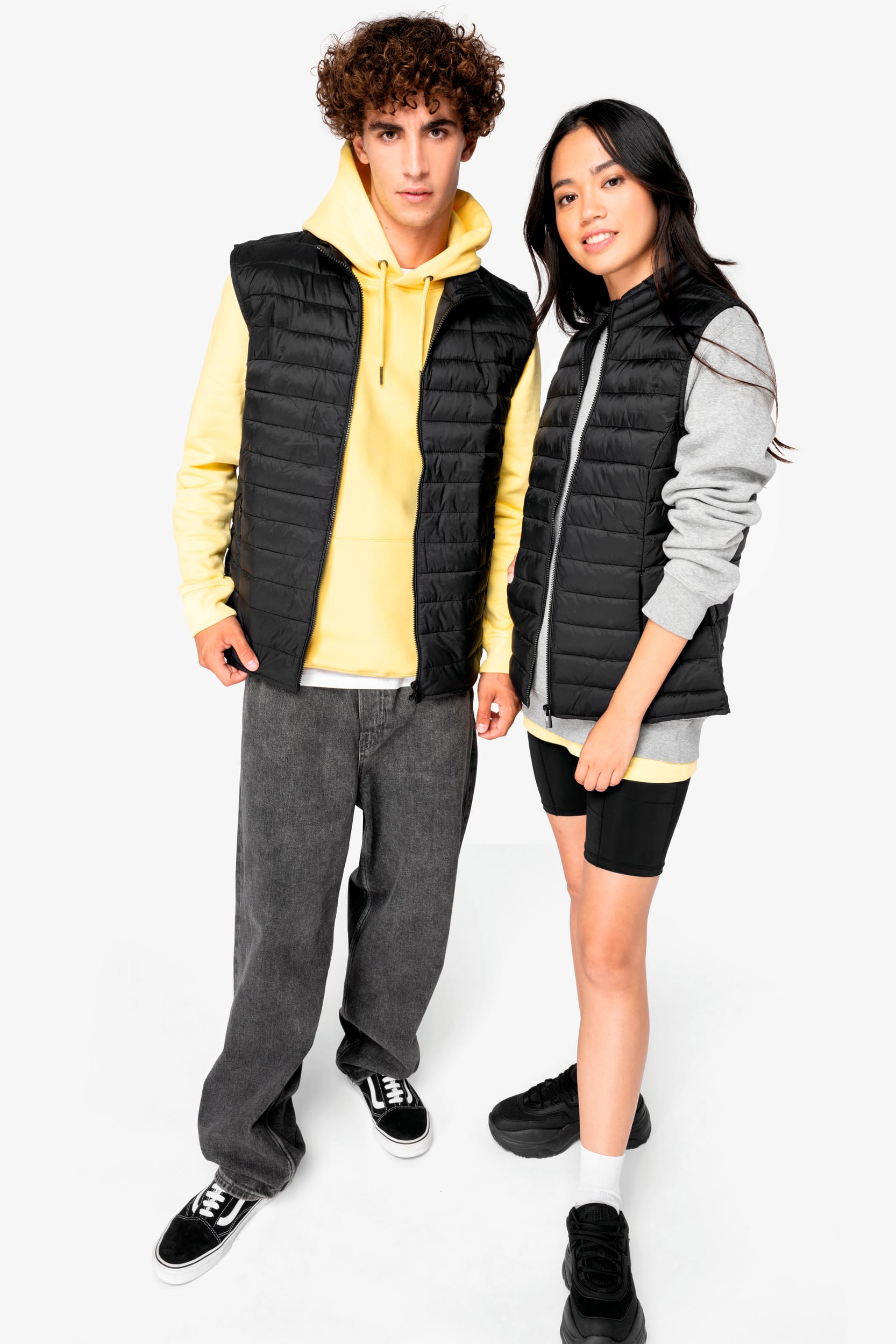 Ecologische lichte bodywarmer voor heren