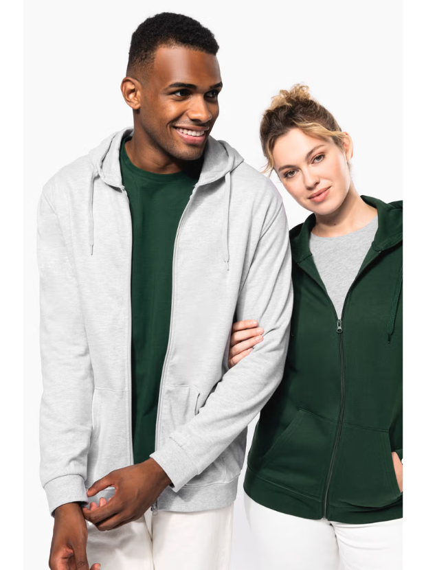 Sweatvest met capuchon