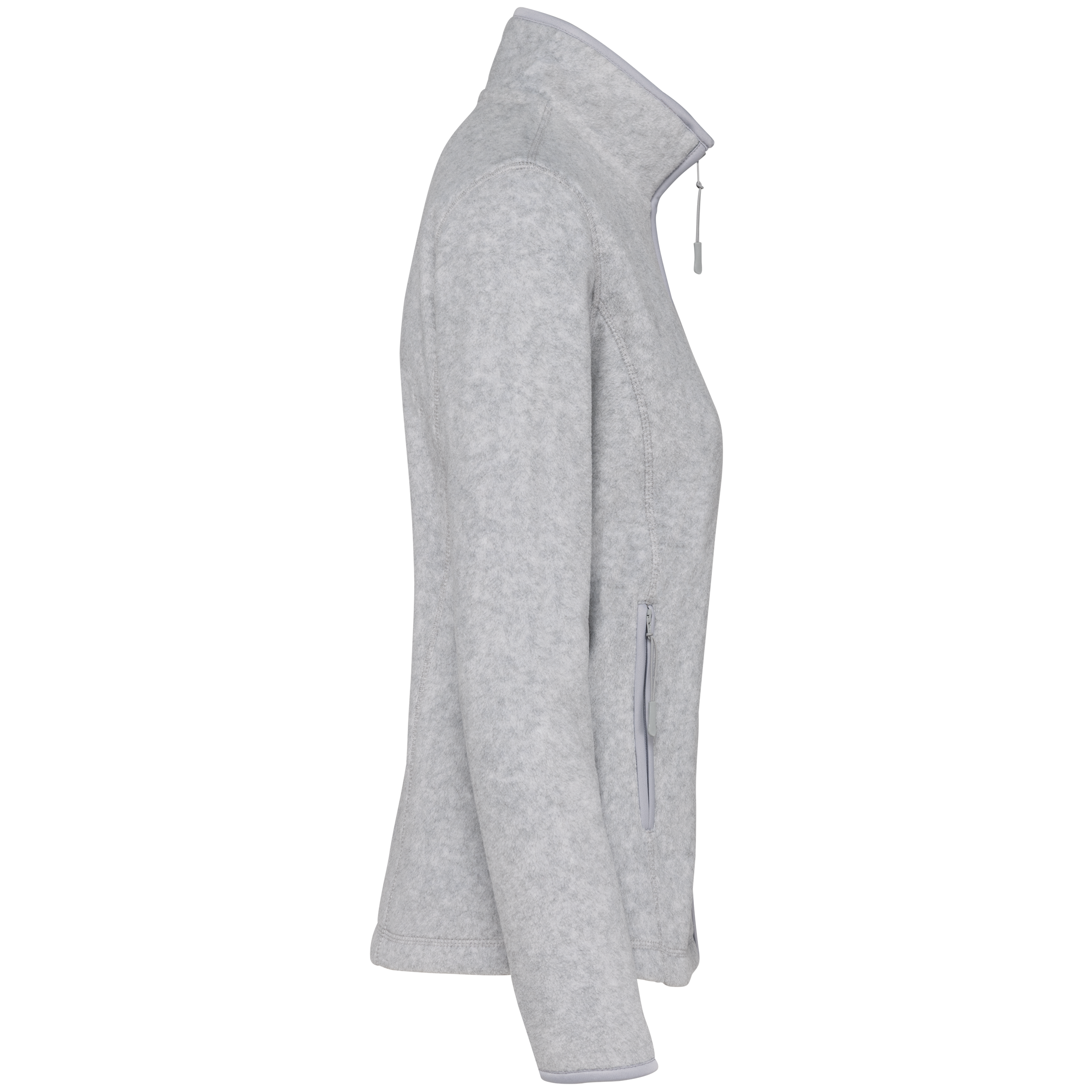 Microfleece met rits dames