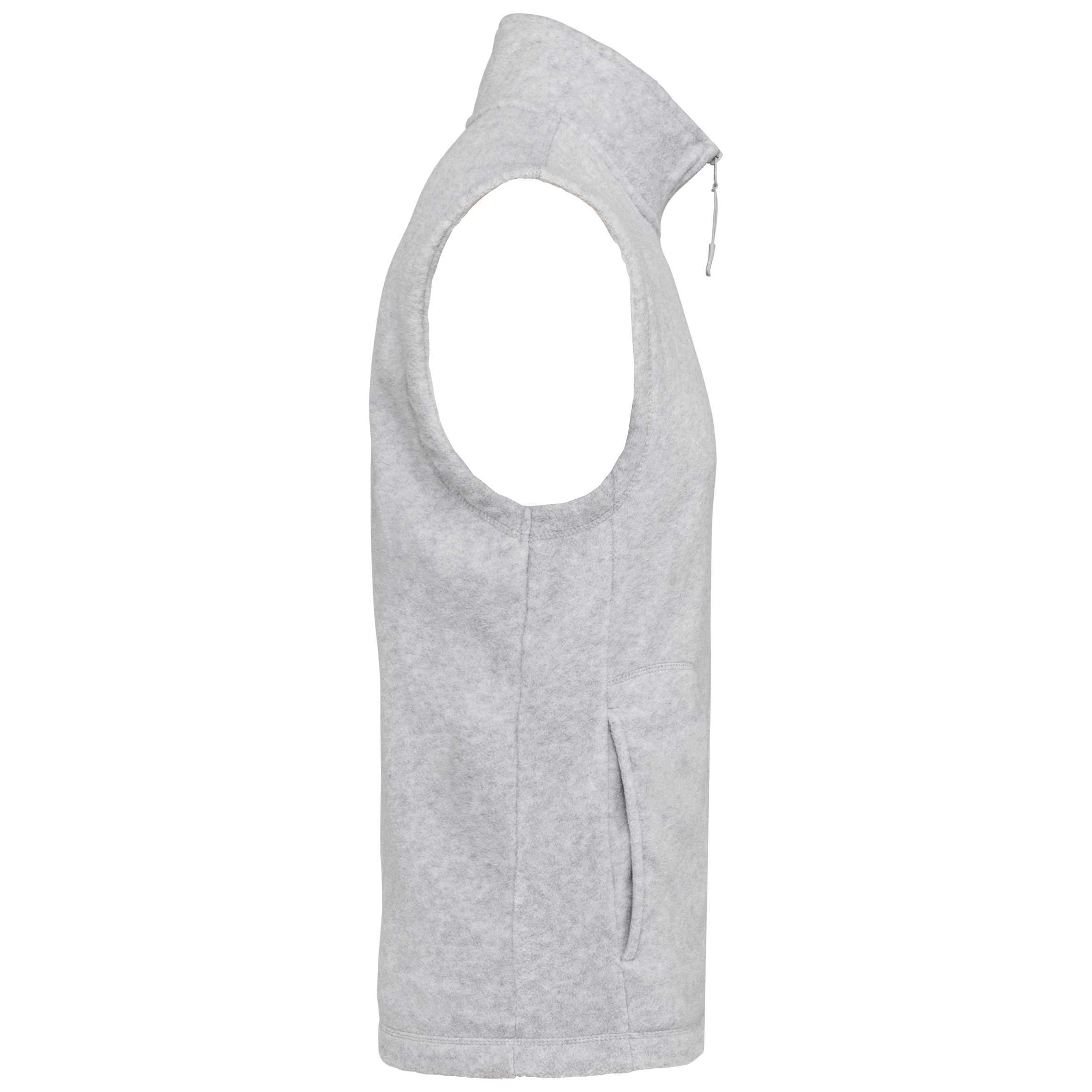 Bodywarmer van microfleece heren