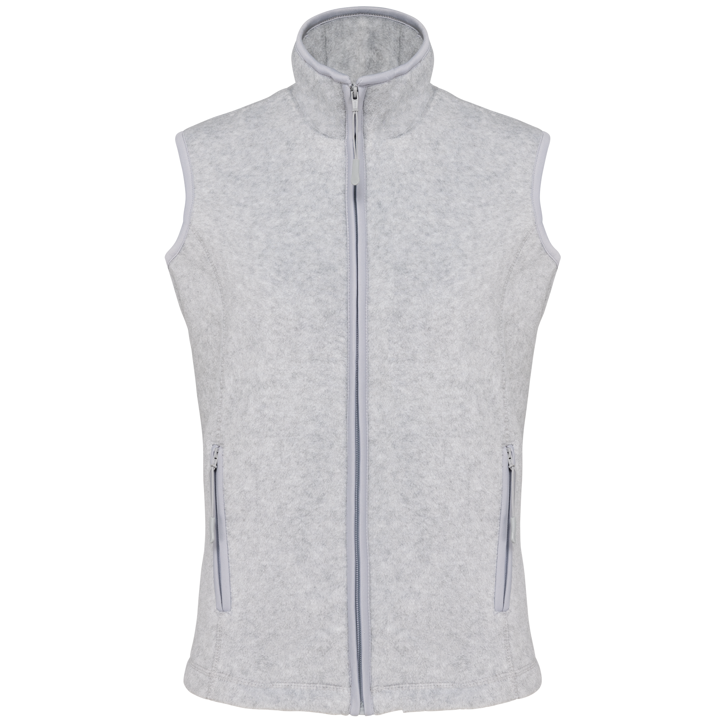 Bodywarmer van microfleece dames