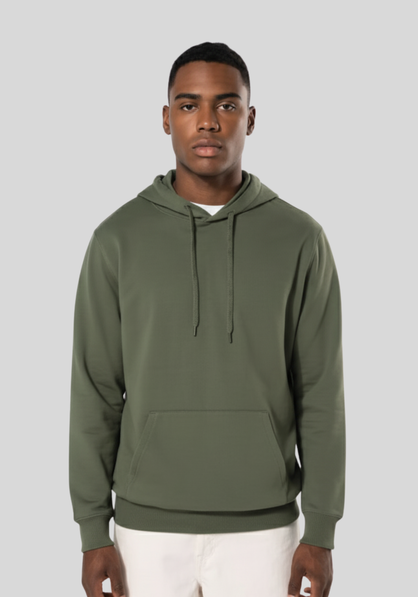 Gerecycled sweater met capuchon uniseks