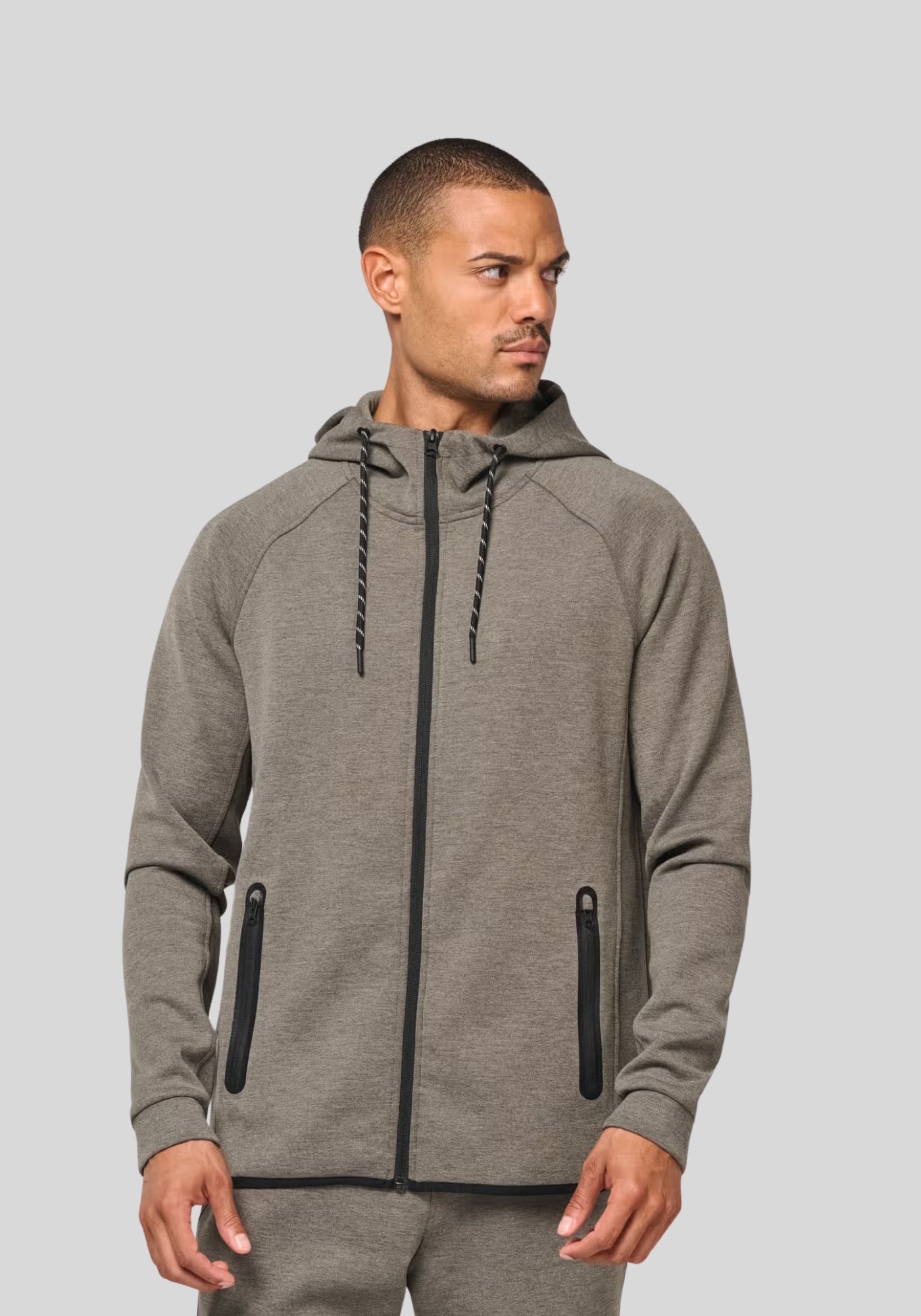 Herenjas met capuchon performance