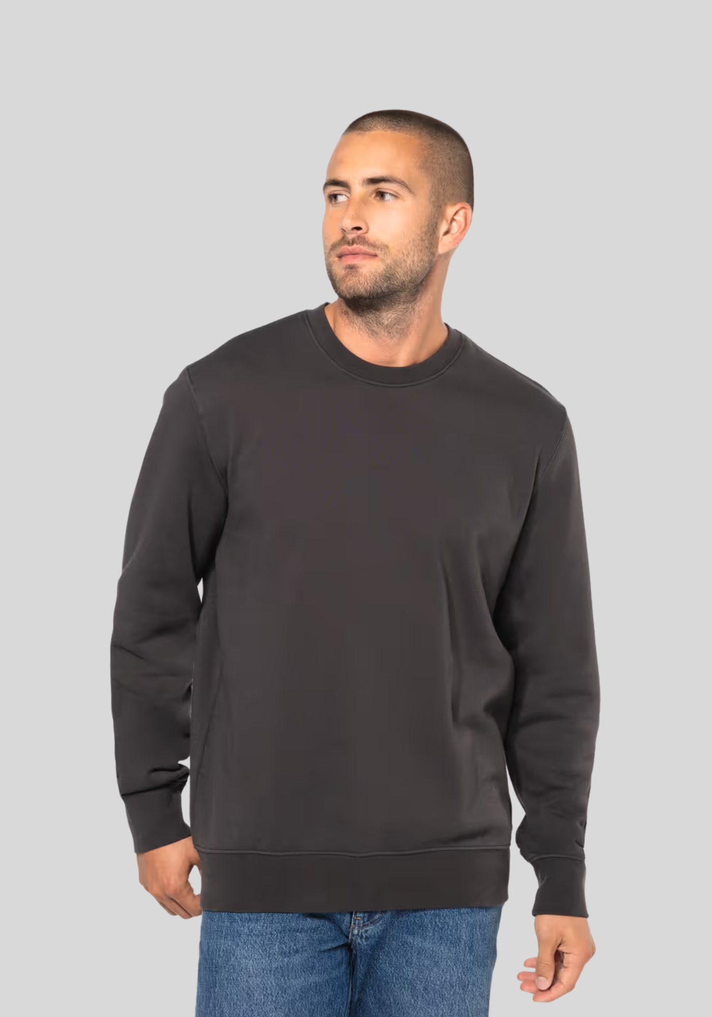 Ecologische sweater met ronde hals