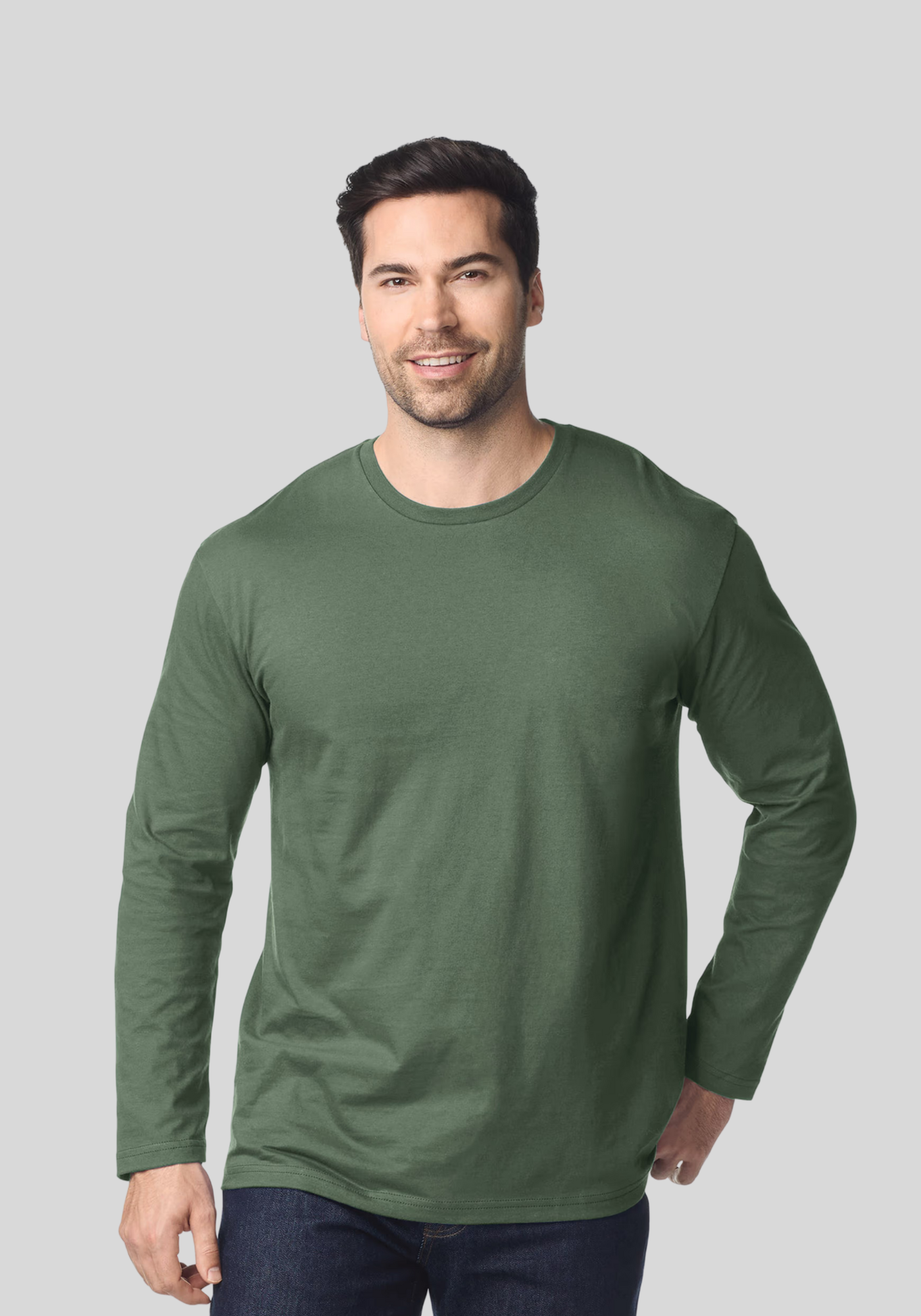 Softstyle® Euro Fit Adult T-shirt met lange mouwen