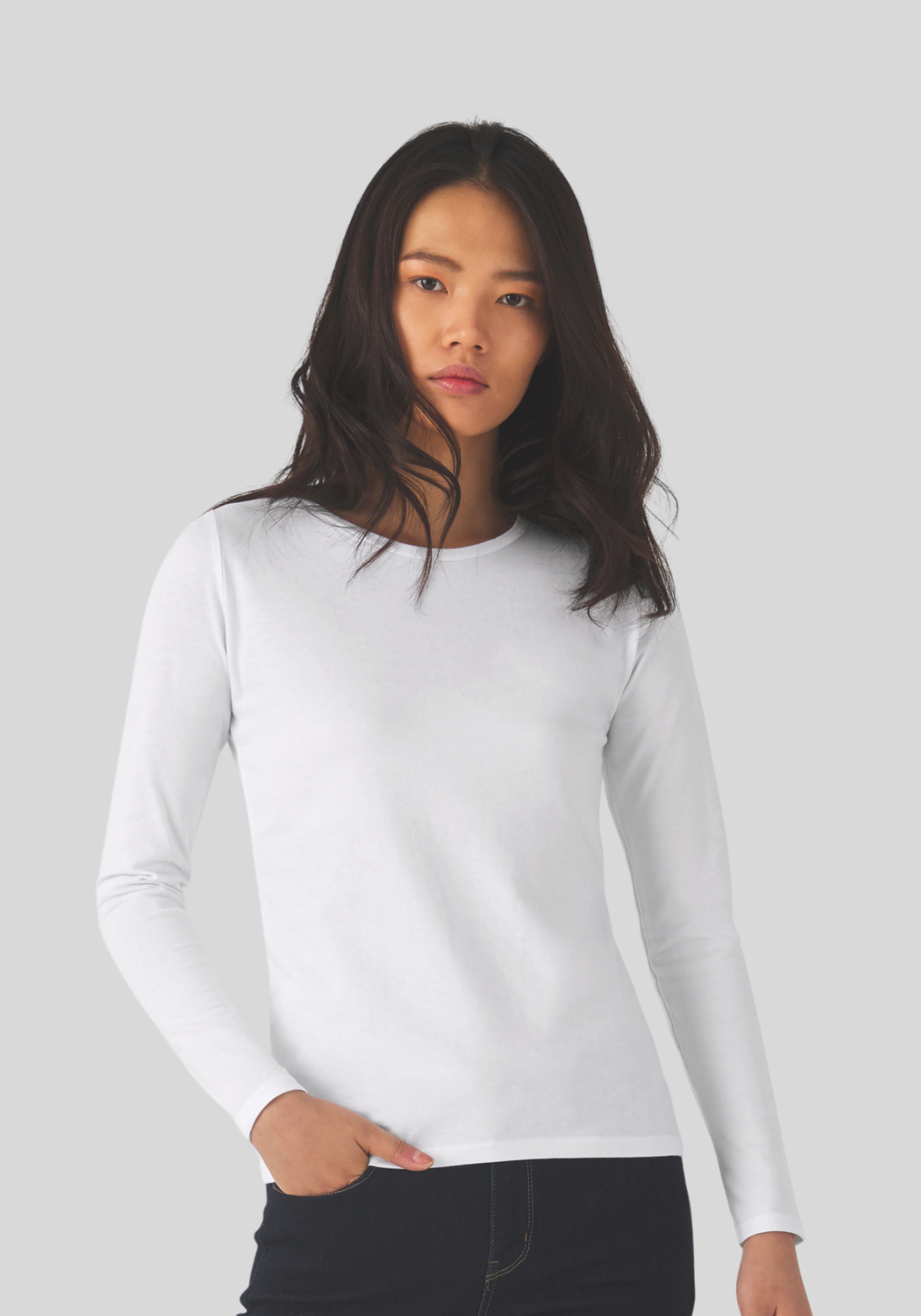 #E190 Ladies' T-shirt long sleeve