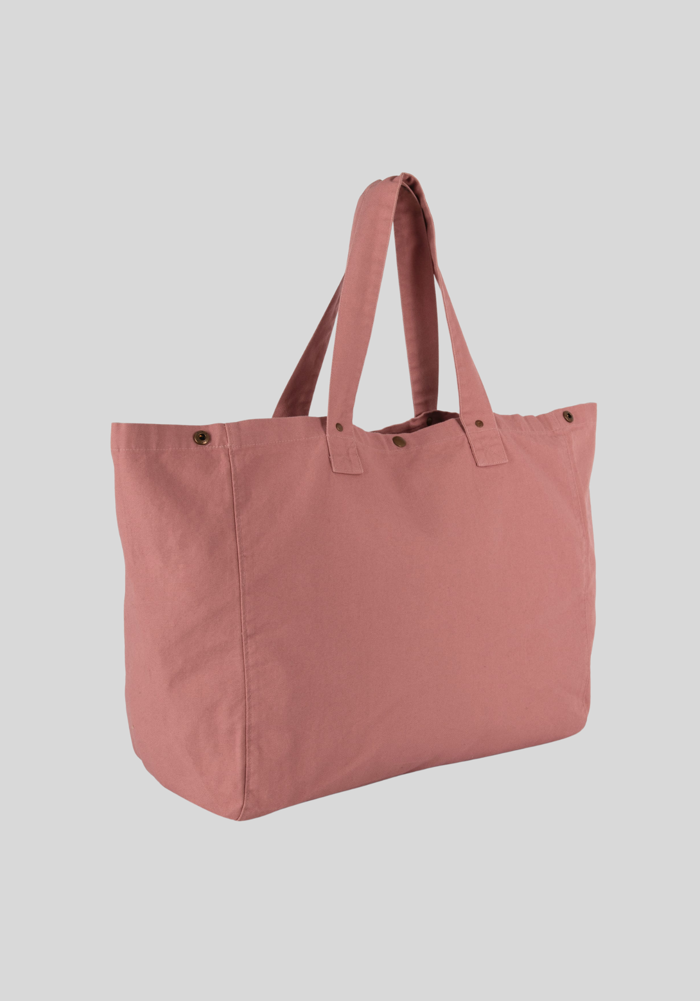 Shopper van verwassen katoen