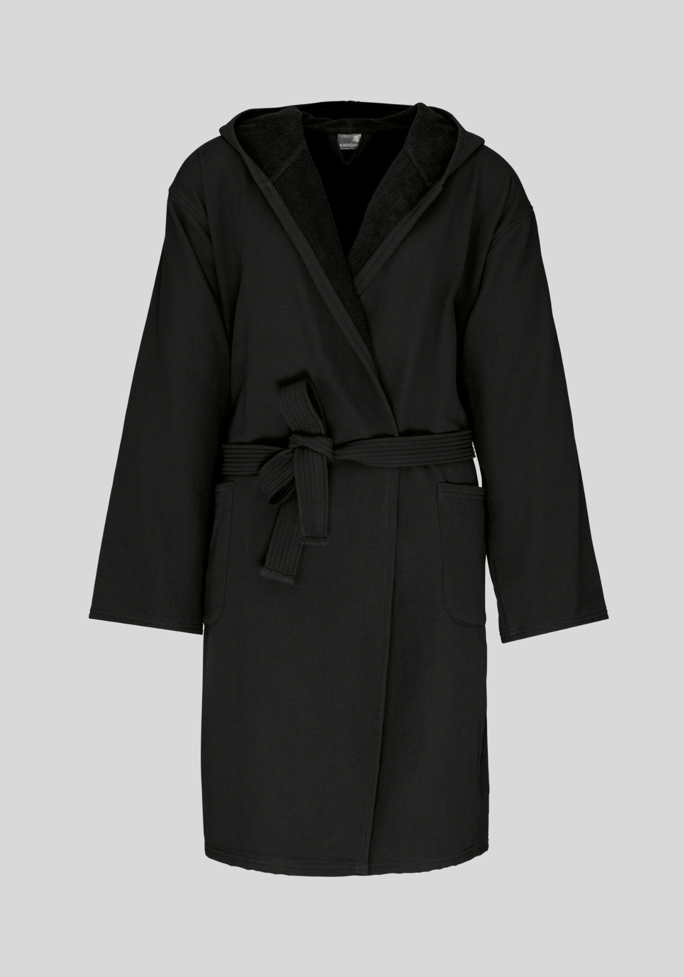 Biologische badjas met capuchon