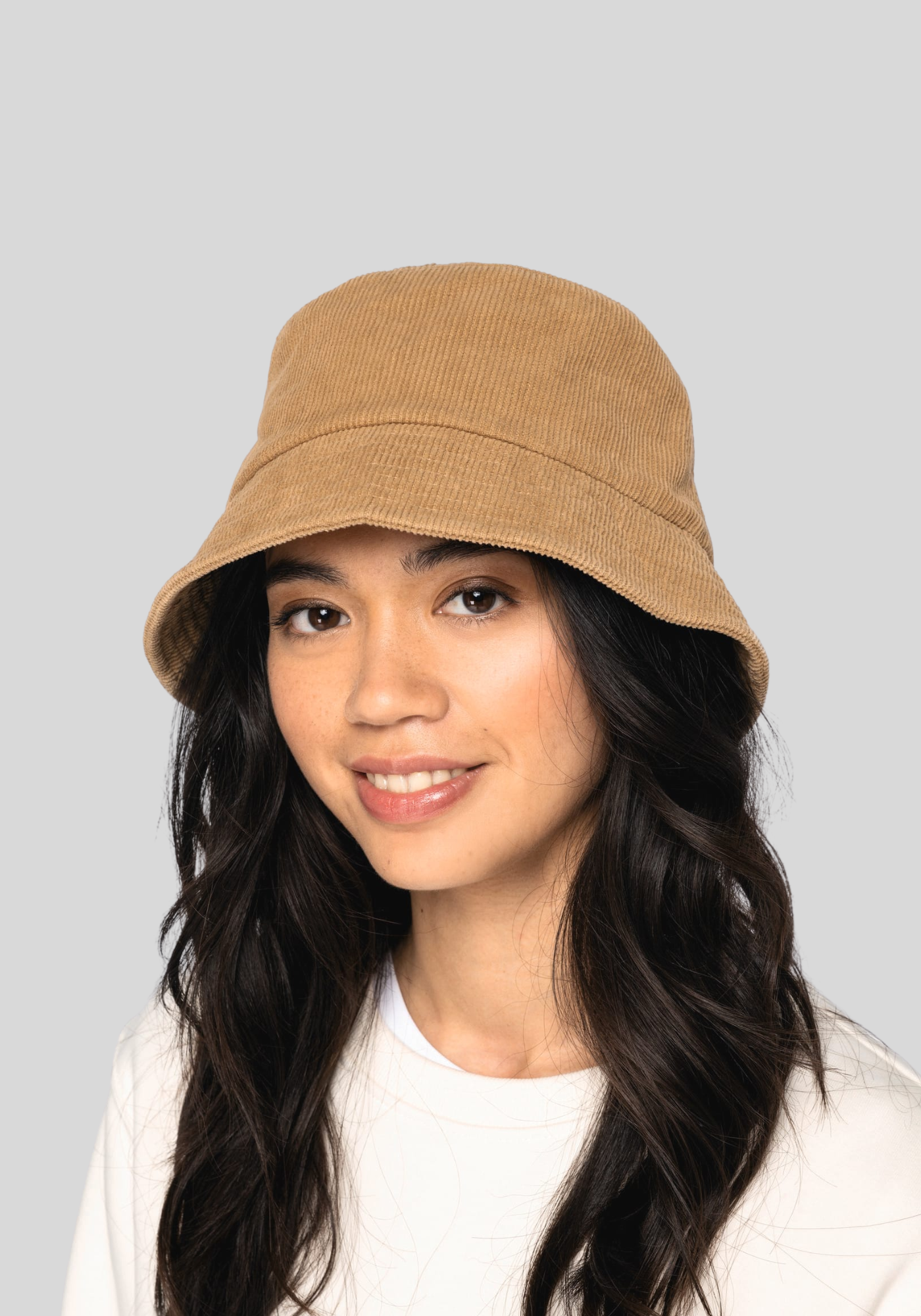 Ecologische uniseks hoed in ribfluweel