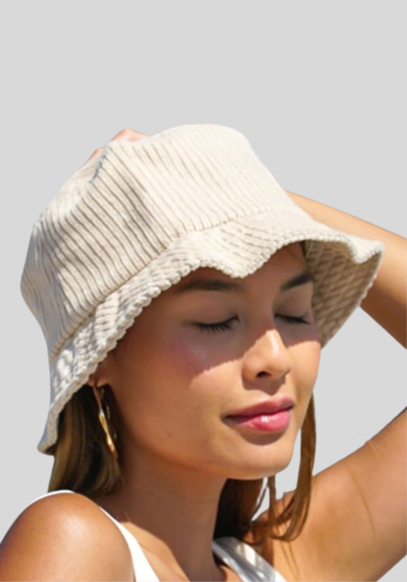 Big Corduroy Bucket Hat